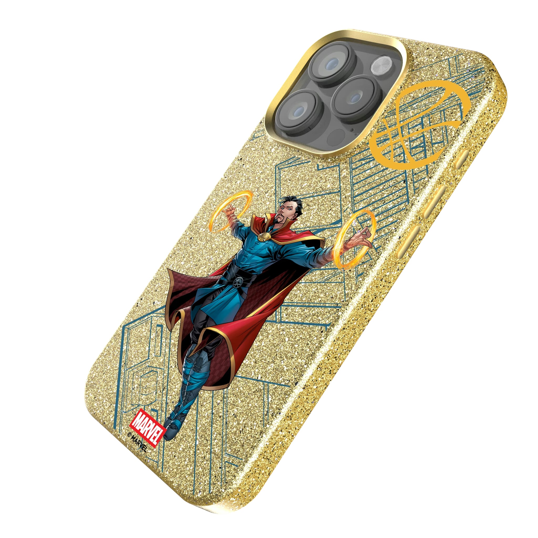Marvel Avengers Doctor Strange MechLine iPhone Bling Phone Case for Apple iPhone - Isometric View