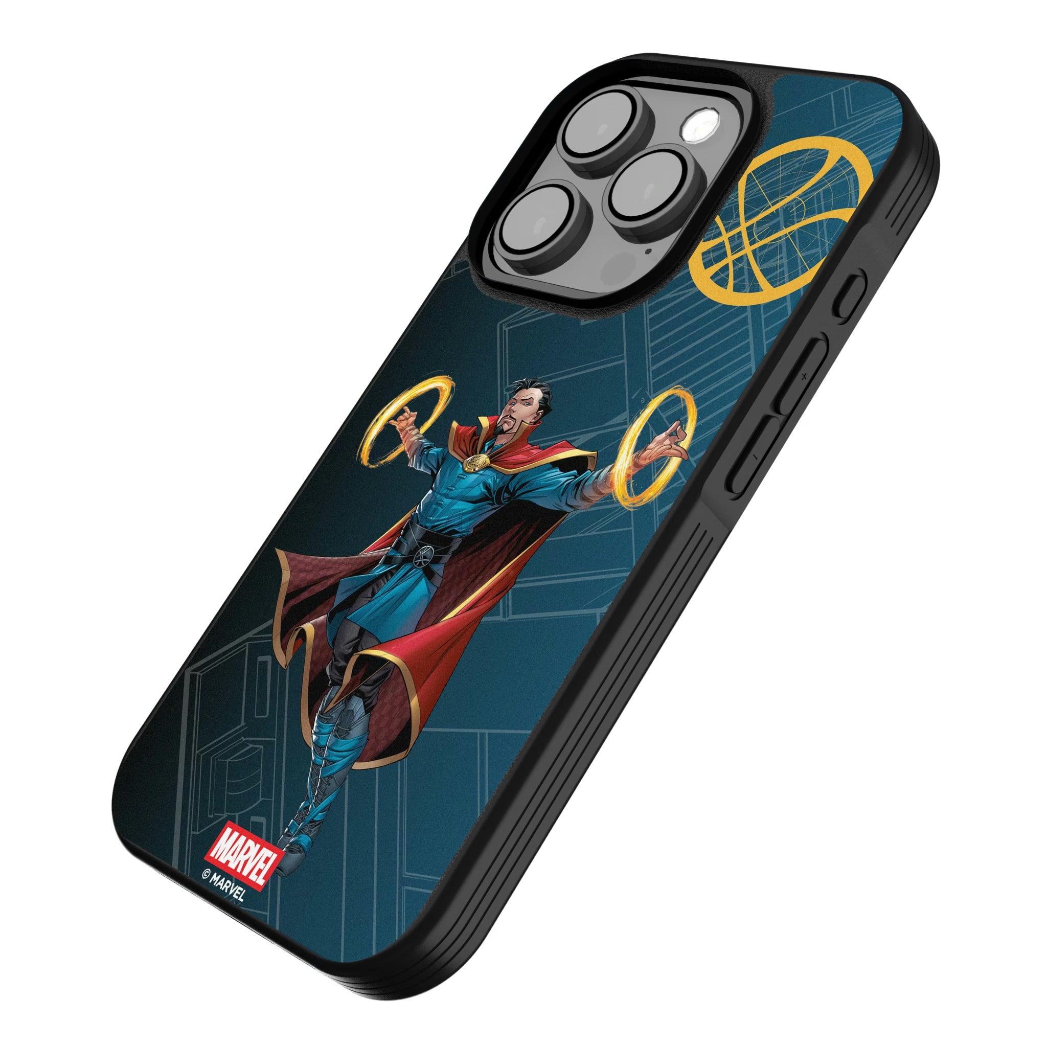 Marvel Avengers Doctor Strange MechLine iPhone Bump Phone Case for Apple iPhone - Isometric View