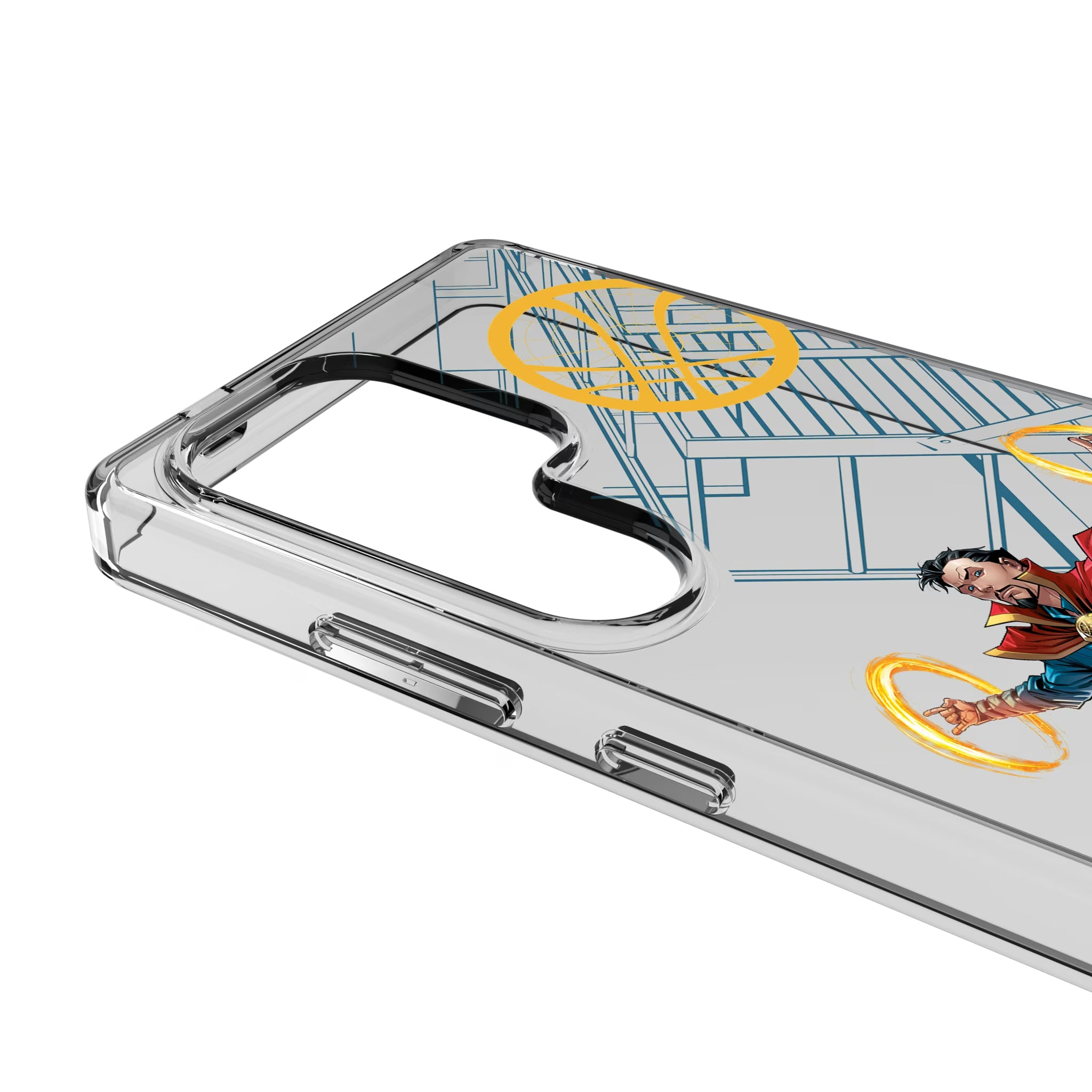 Marvel Avengers Doctor Strange MechLine Galaxy Clear Phone Case for Samsung Galaxy - Detail
