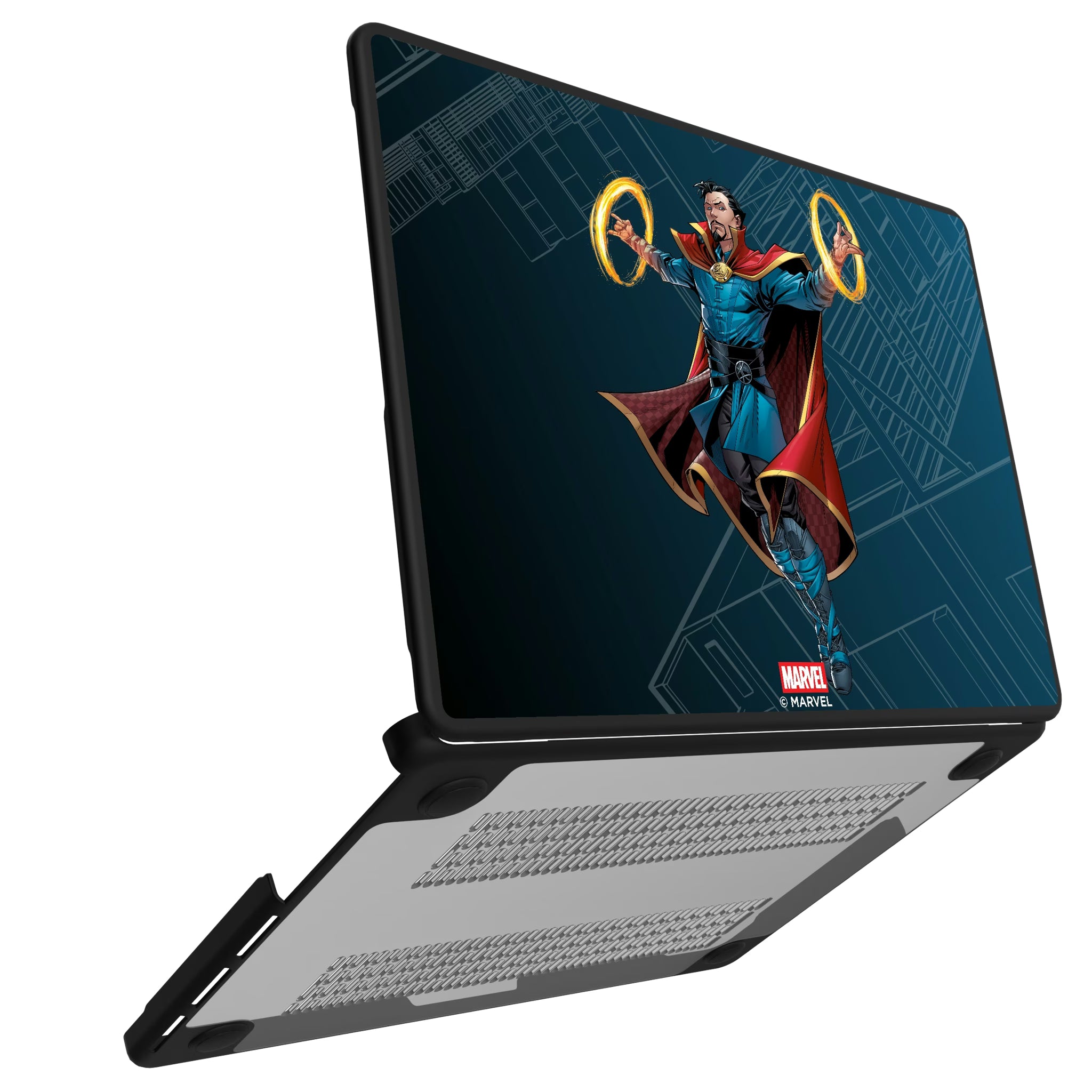 Marvel Avengers Doctor Strange MechLine MacBook Laptop Case for Apple MacBook#Device_MacBook Pro (14-inch, 2021) / MacBook Pro (14-inch, 2023) / MacBook Pro (14-inch, 2024)