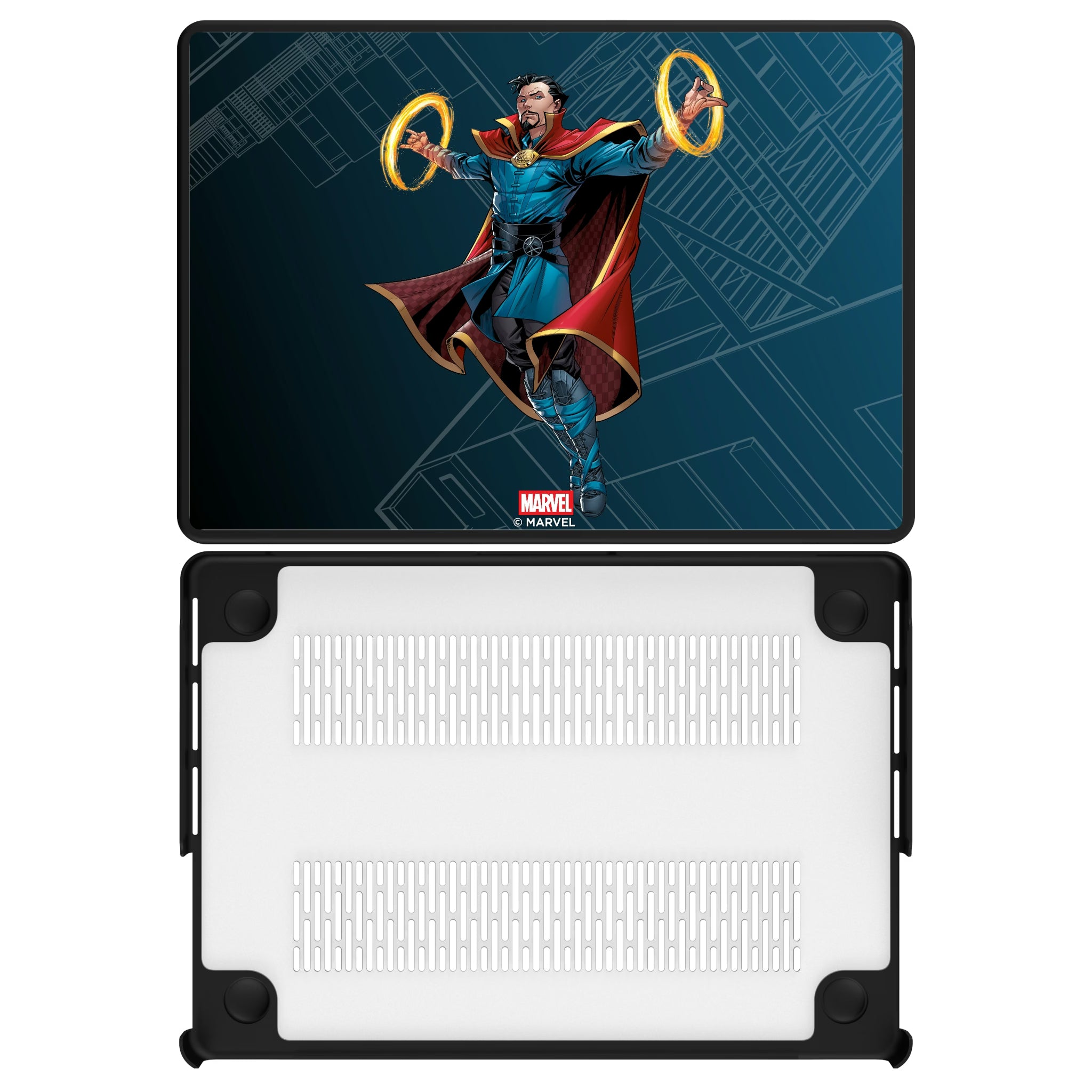 Marvel Avengers Doctor Strange MechLine MacBook Laptop Case for Apple MacBook#Device_MacBook Pro (14-inch, 2021) / MacBook Pro (14-inch, 2023) / MacBook Pro (14-inch, 2024)