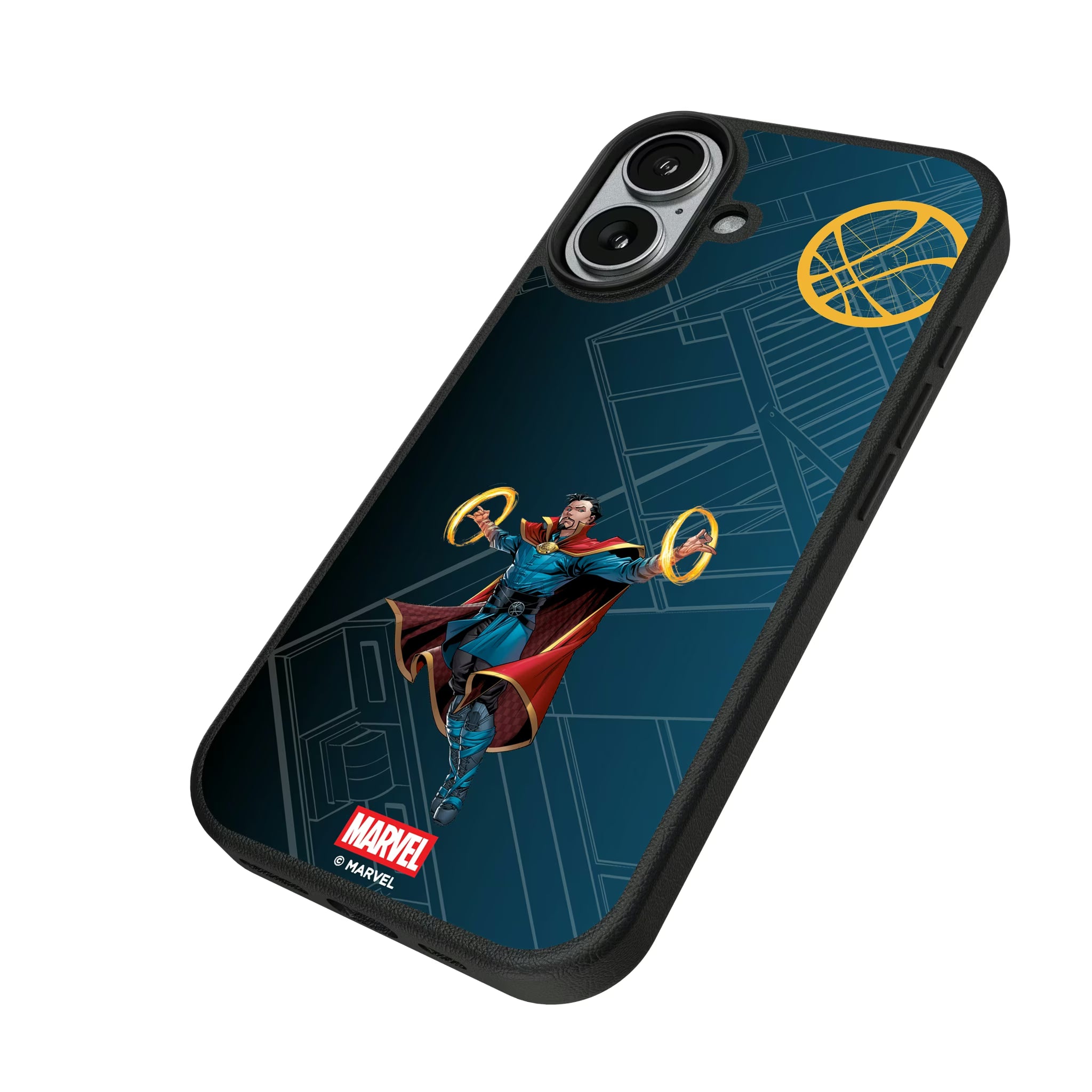 Marvel Avengers Doctor Strange MechLine iPhone MagSafe Compatible Phone Case for Apple iPhone - Isometric View#Device_iPhone 17