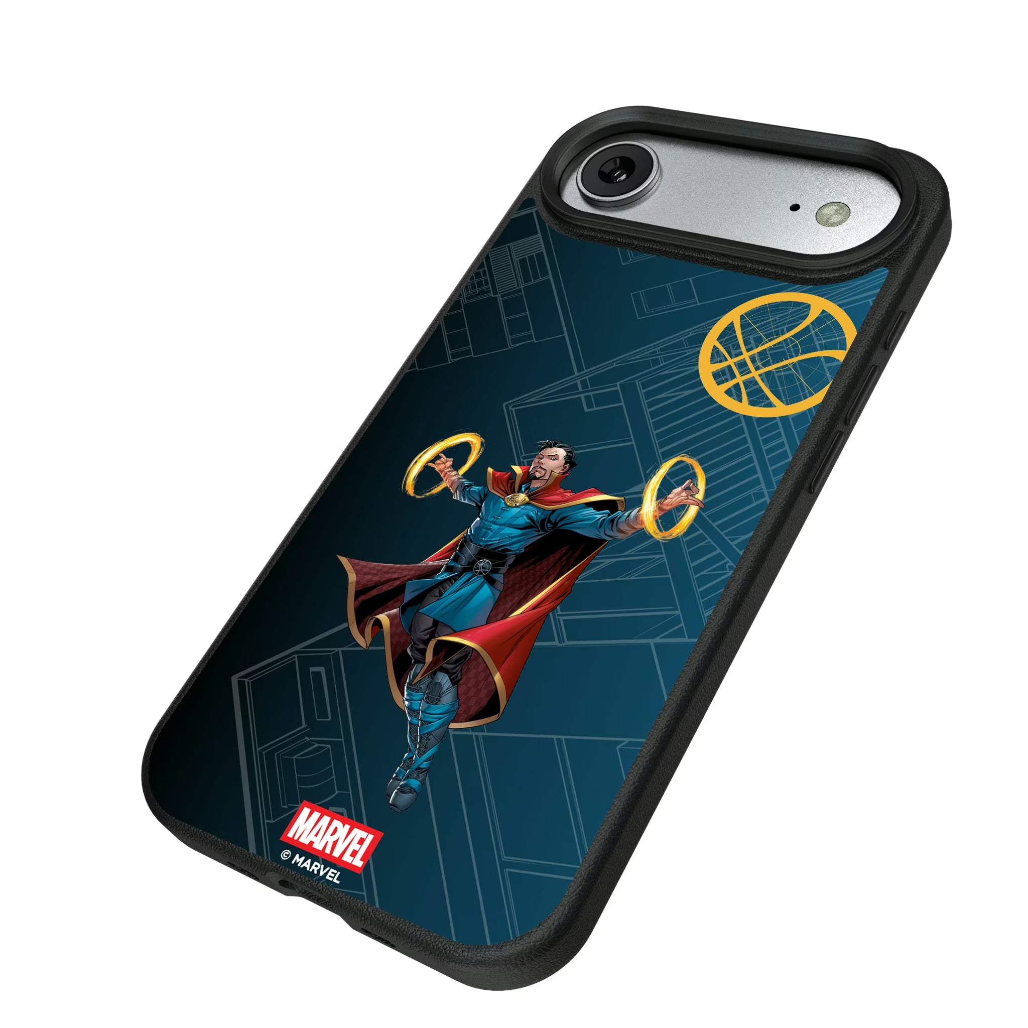 Marvel Avengers Doctor Strange MechLine iPhone MagSafe Compatible Phone Case for Apple iPhone - Isometric View#Device_iPhone Air
