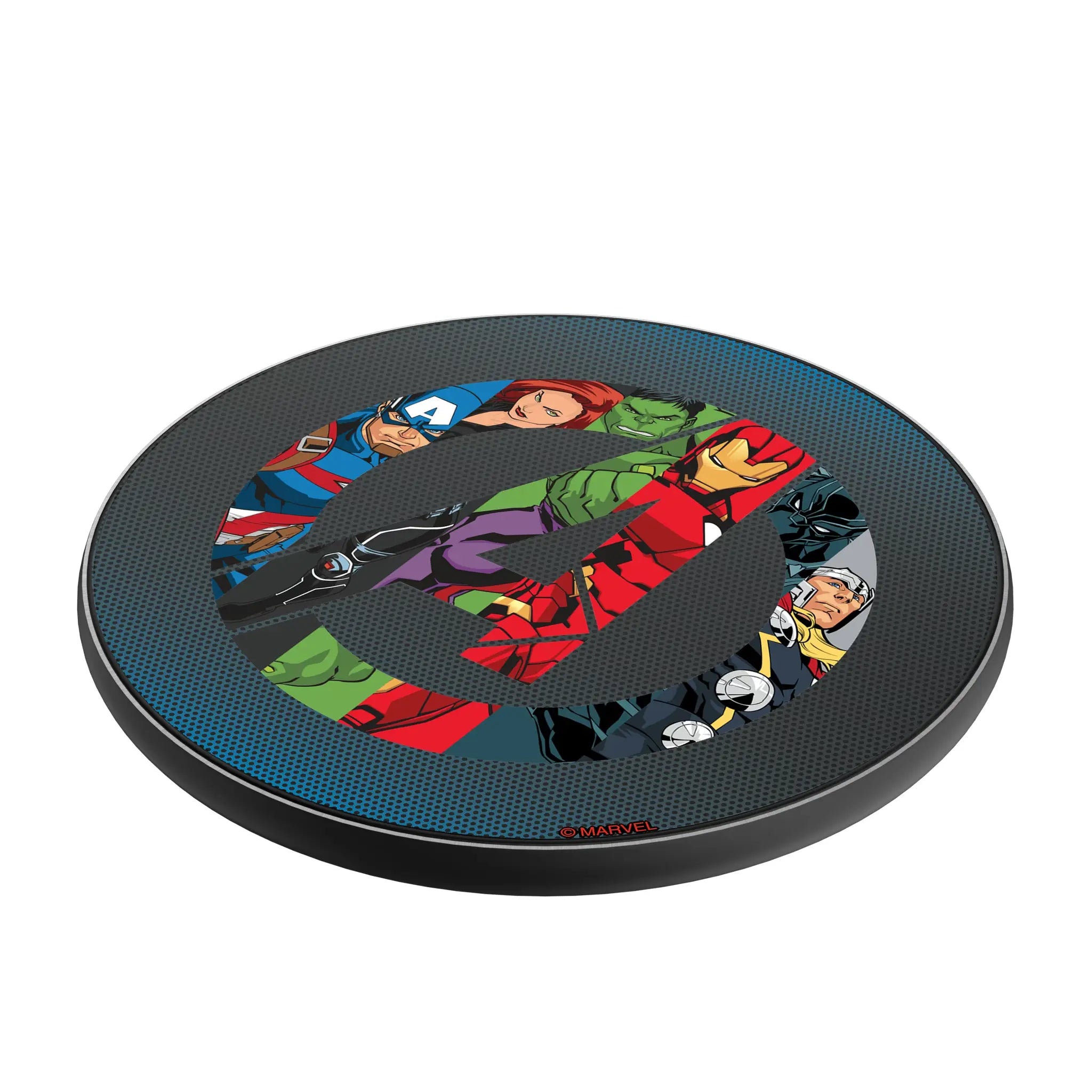 Marvel Avengers Grid 15-Watt Wireless Charger - Isometric View