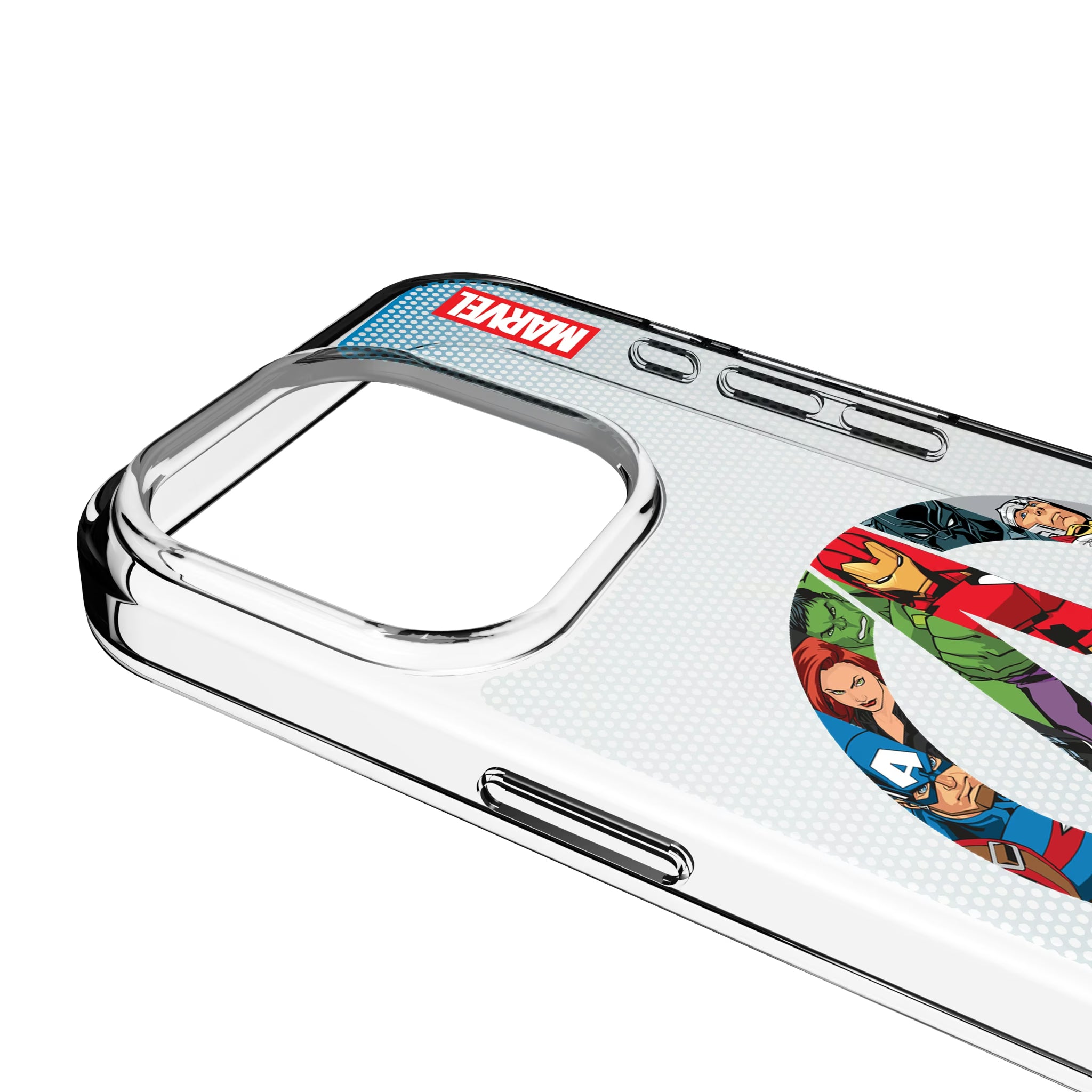 Marvel Avengers Grid iPhone Clear Phone Case for Apple iPhone - Detail