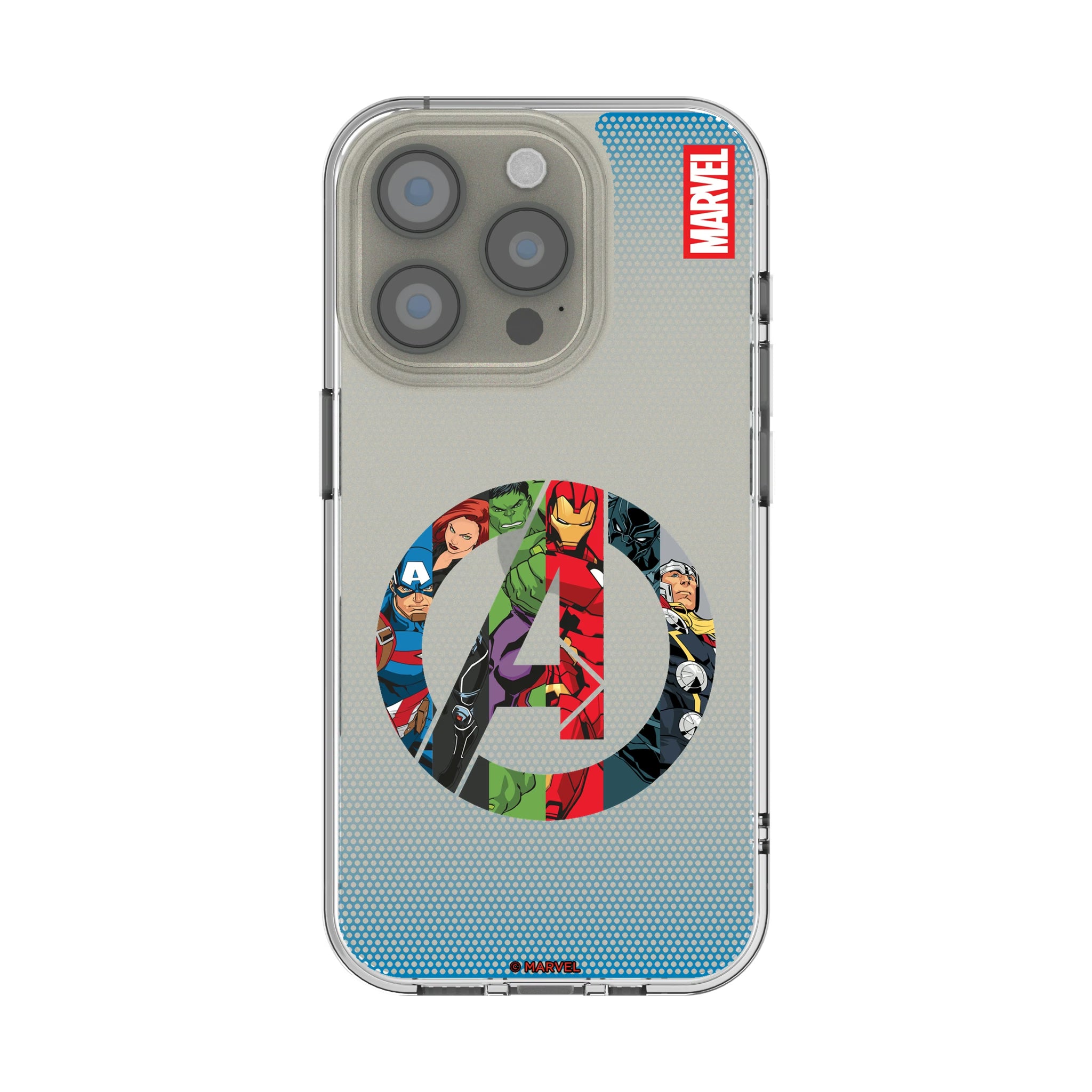 Marvel Avengers Grid iPhone Clear Phone Case for Apple iPhone