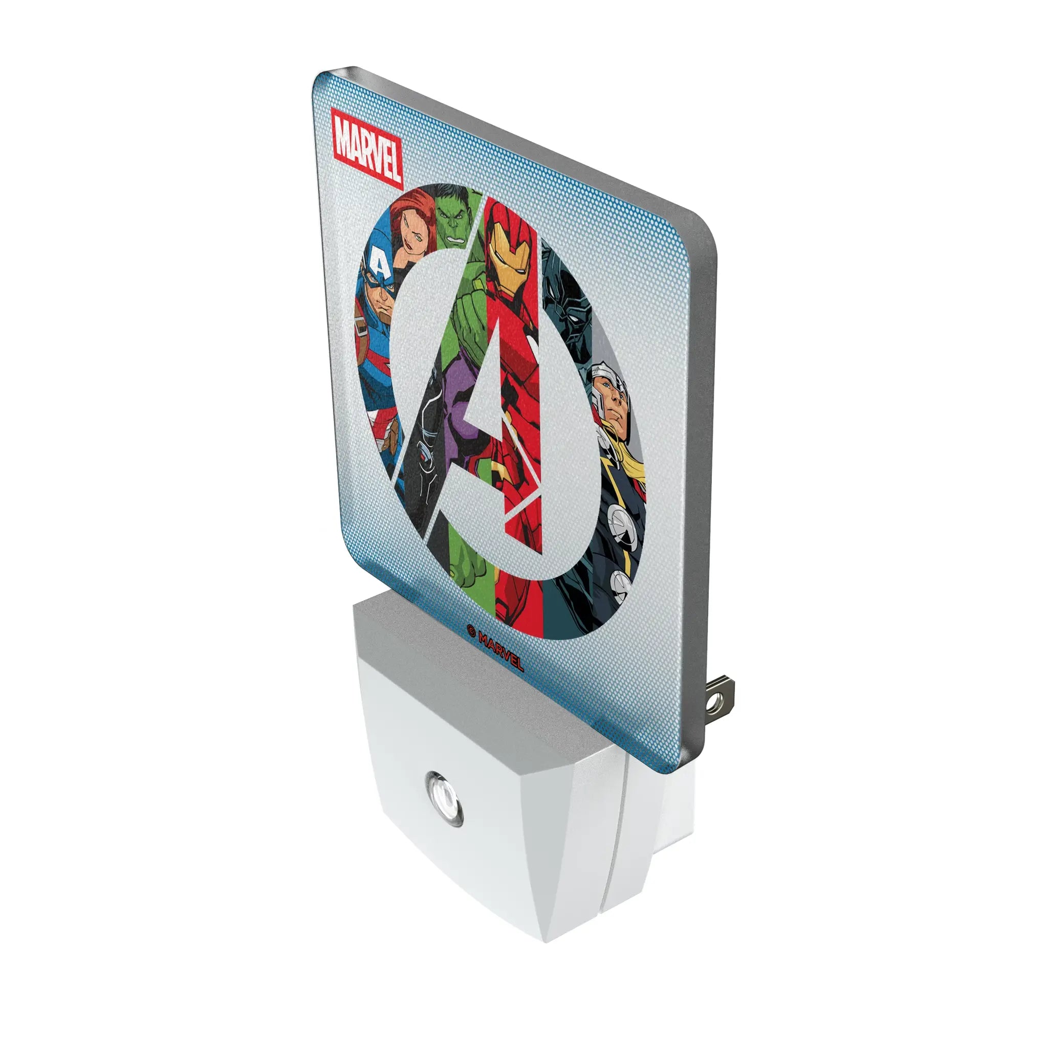 Marvel Avengers Grid Night Light 2-Pack - Isometric View
