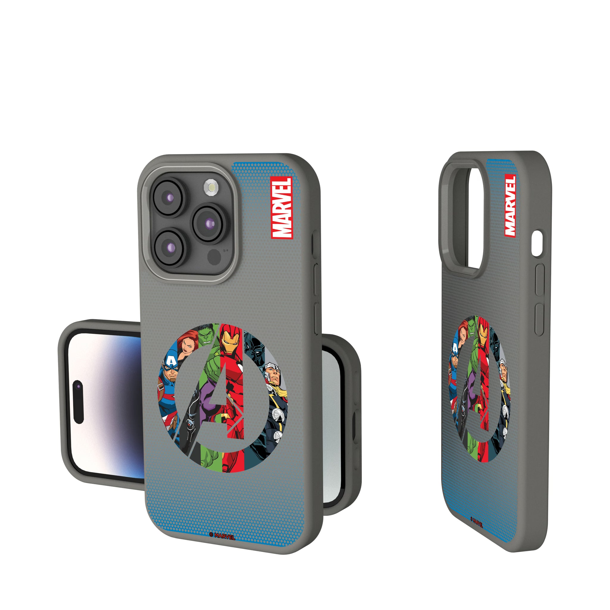 Marvel Avengers Grid iPhone Soft Touch Phone Case for Apple iPhone
