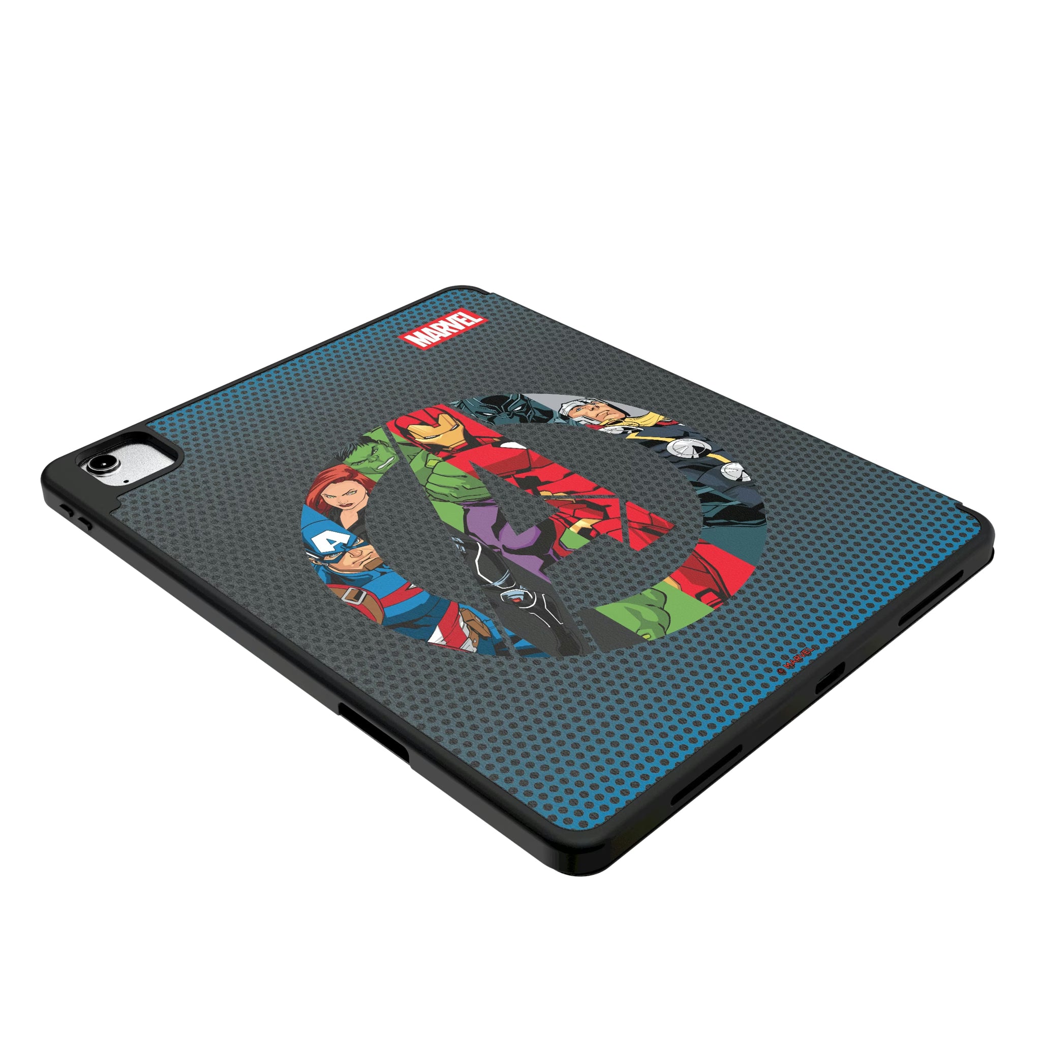 Marvel Avengers Grid iPad Tablet Case for Apple iPad - Isometric View