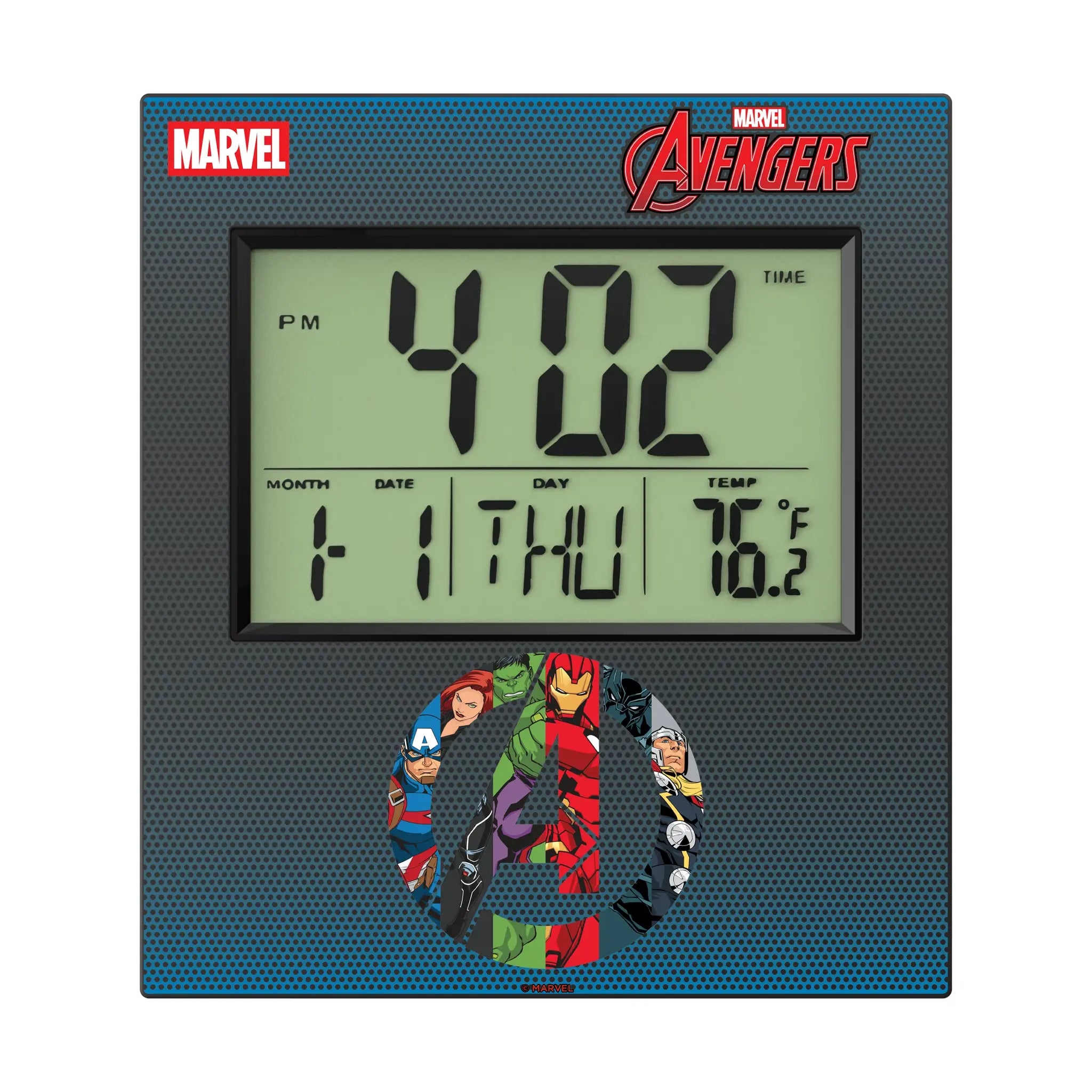 Marvel Avengers Grid Wall Clock