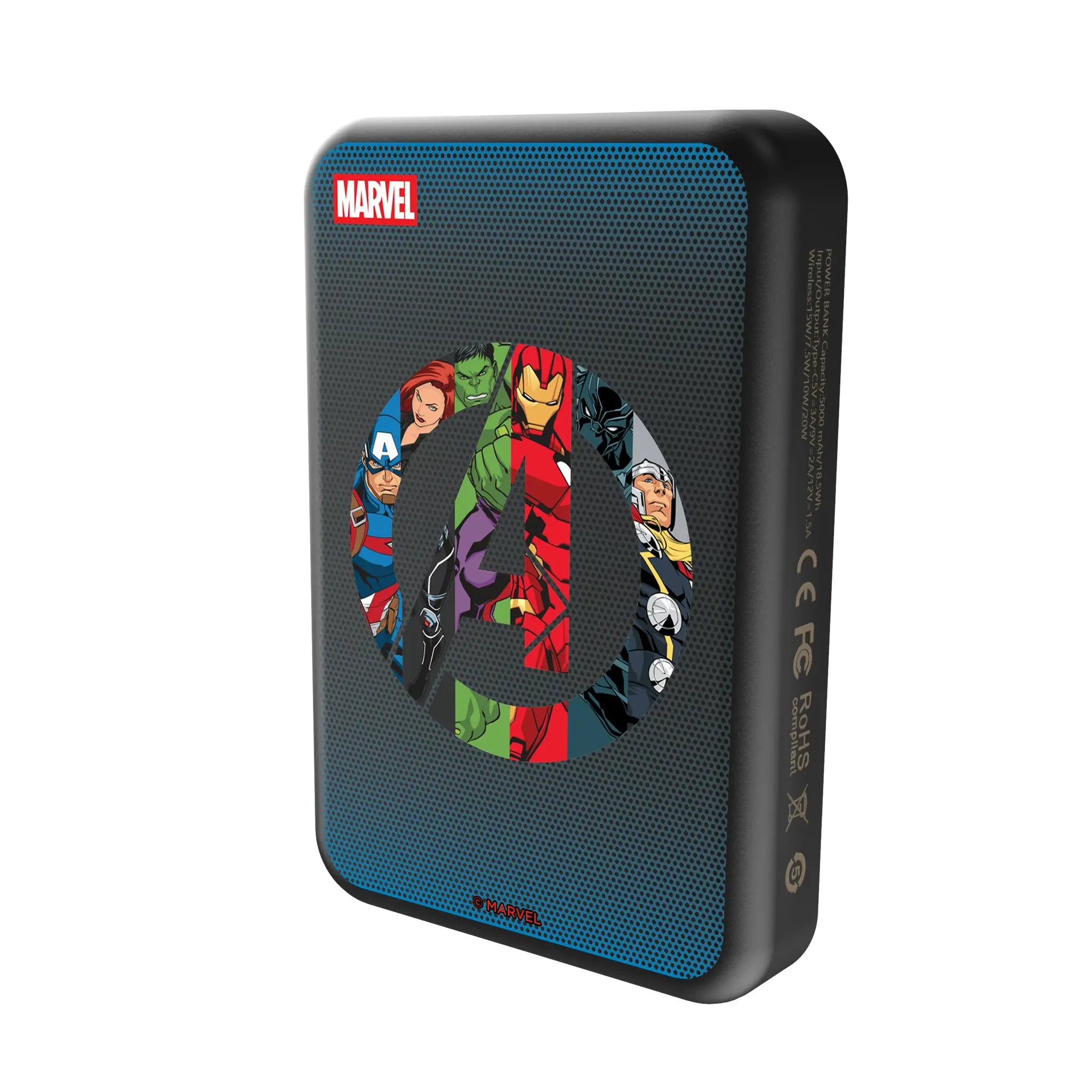 Marvel Avengers Grid Wireless Mag Power Bank