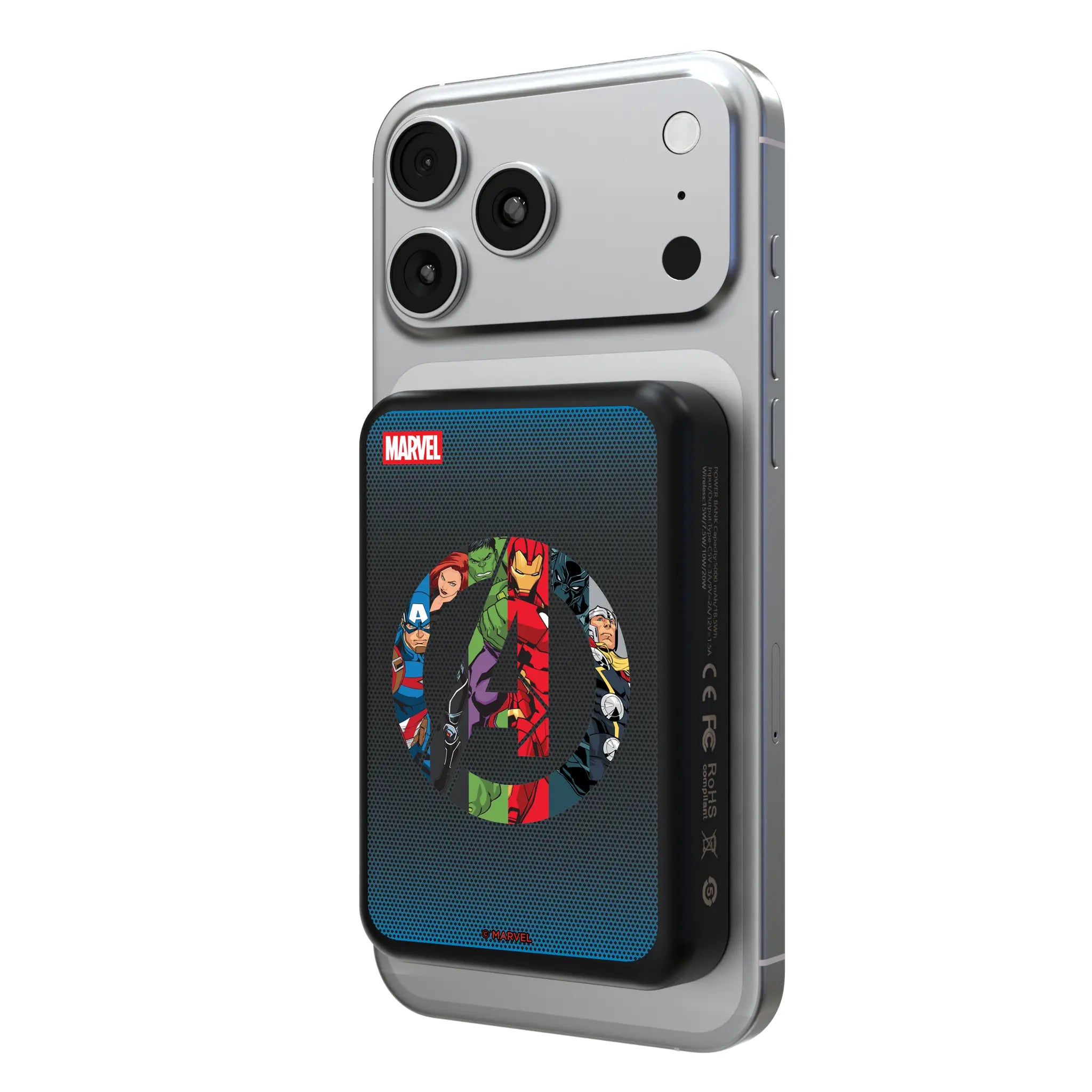Marvel Avengers Grid Wireless Mag Power Bank