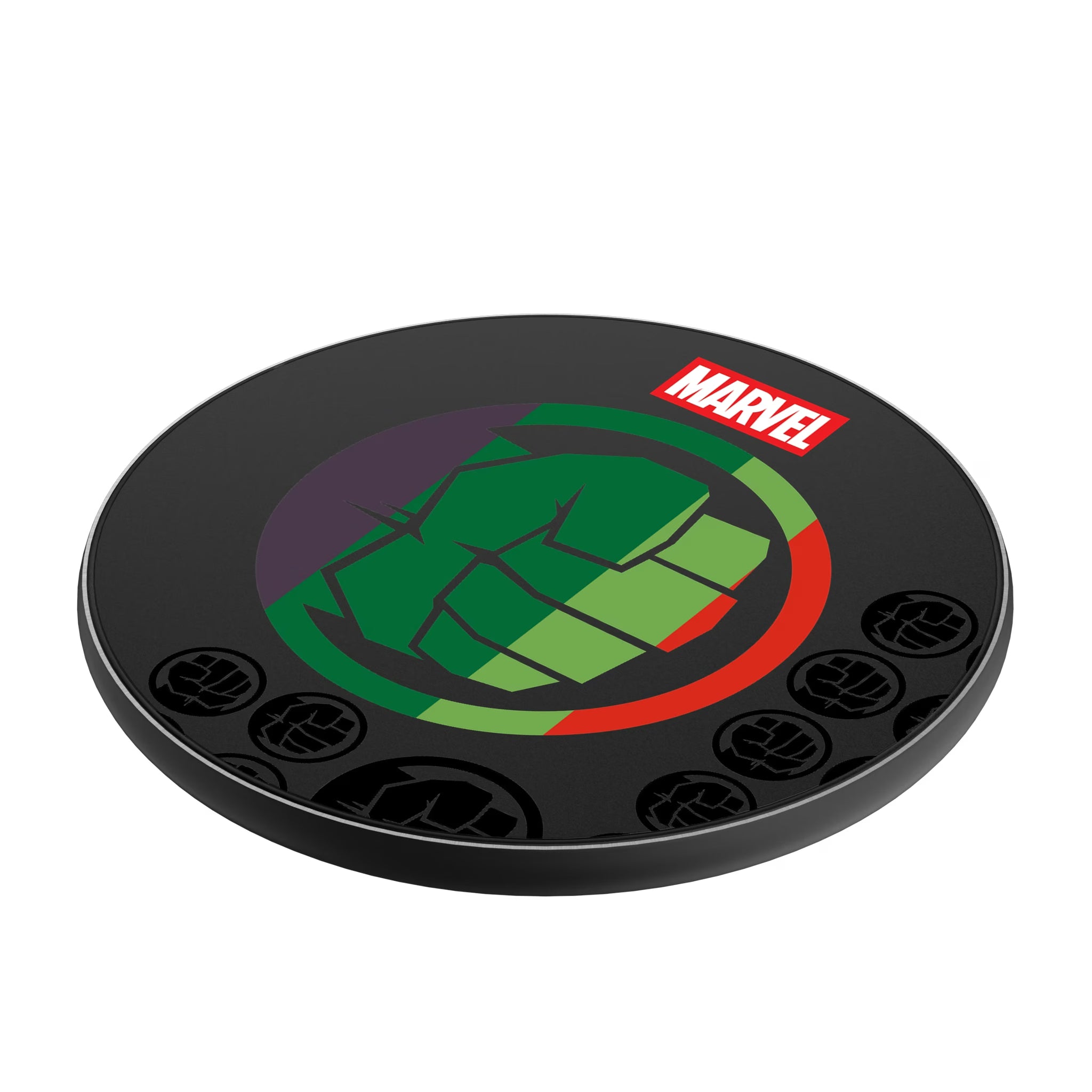 Marvel Avengers Hulk Sigil 15-Watt Wireless Charger - Isometric View