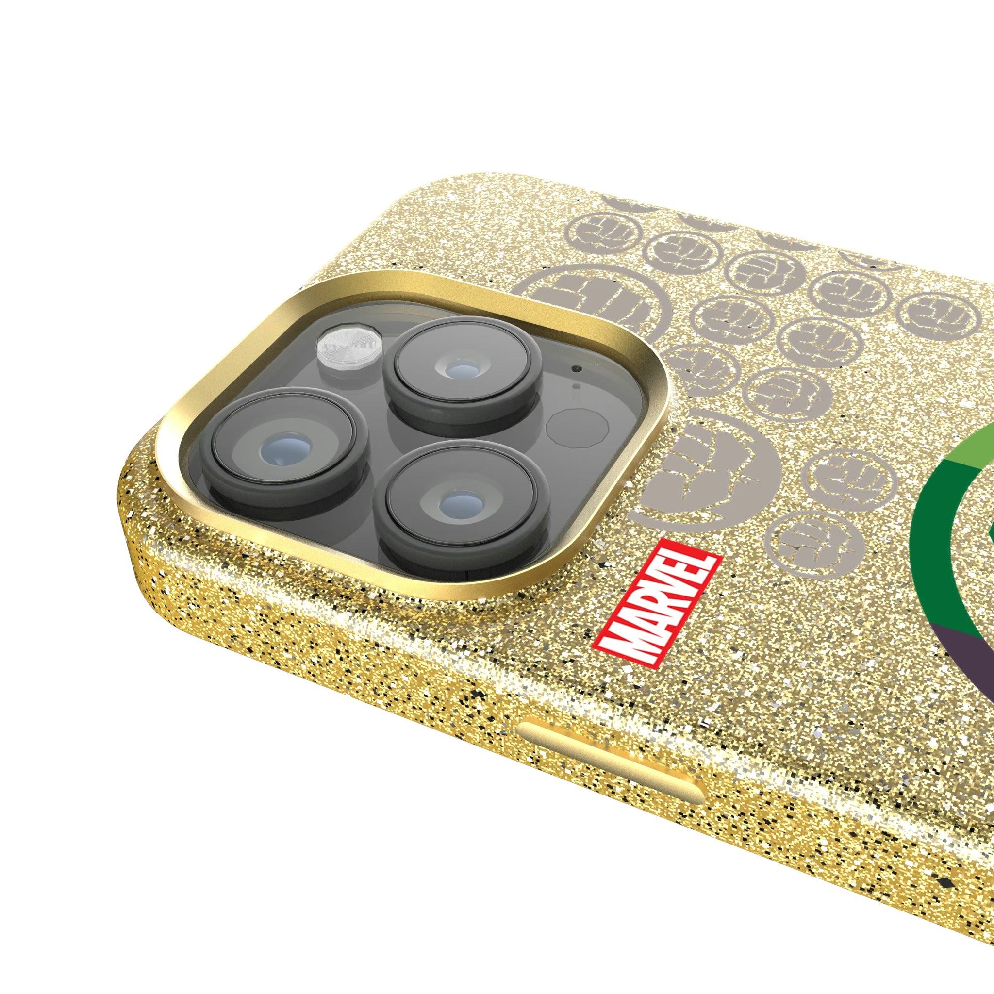 Marvel Avengers Hulk Sigil iPhone Bling Phone Case for Apple iPhone - Detail