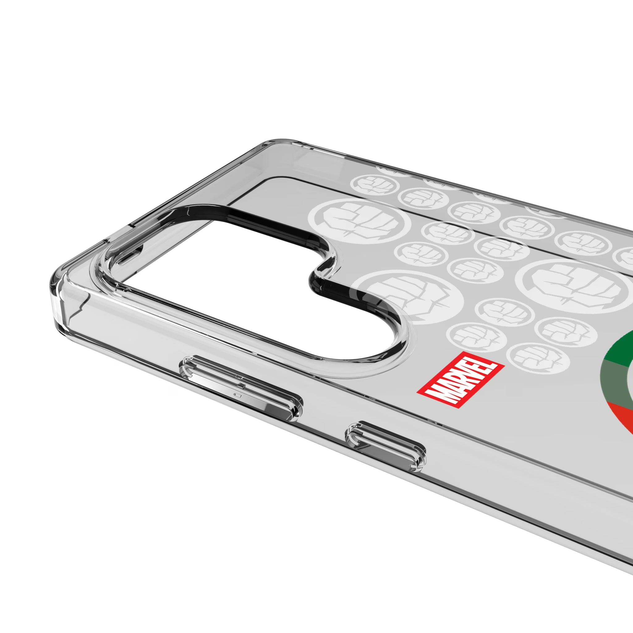 Marvel Avengers Hulk Sigil Galaxy Clear Phone Case for Samsung Galaxy - Detail