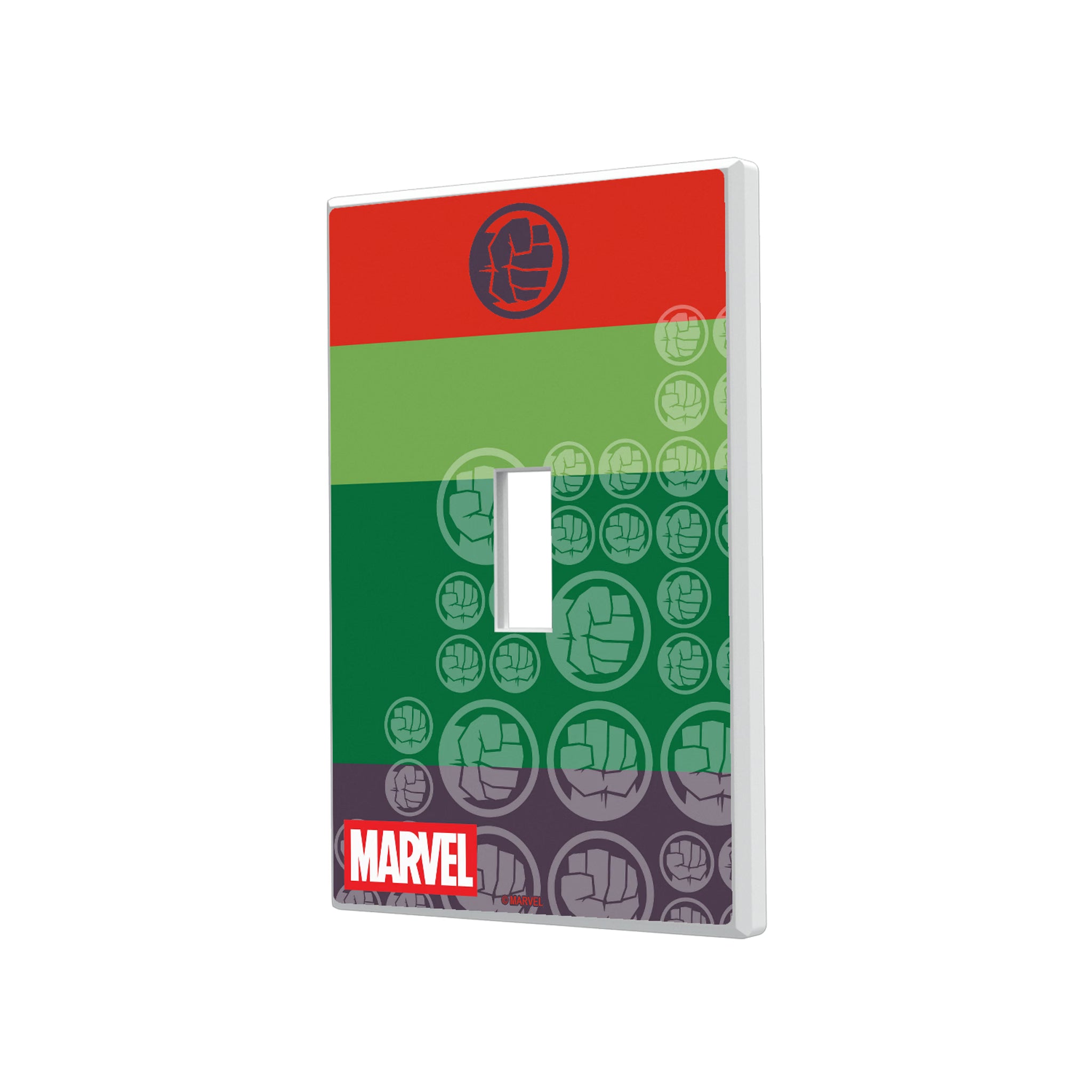 Marvel Avengers Hulk Sigil Hidden-Screw Light Switch Plate#Style_Single Toggle