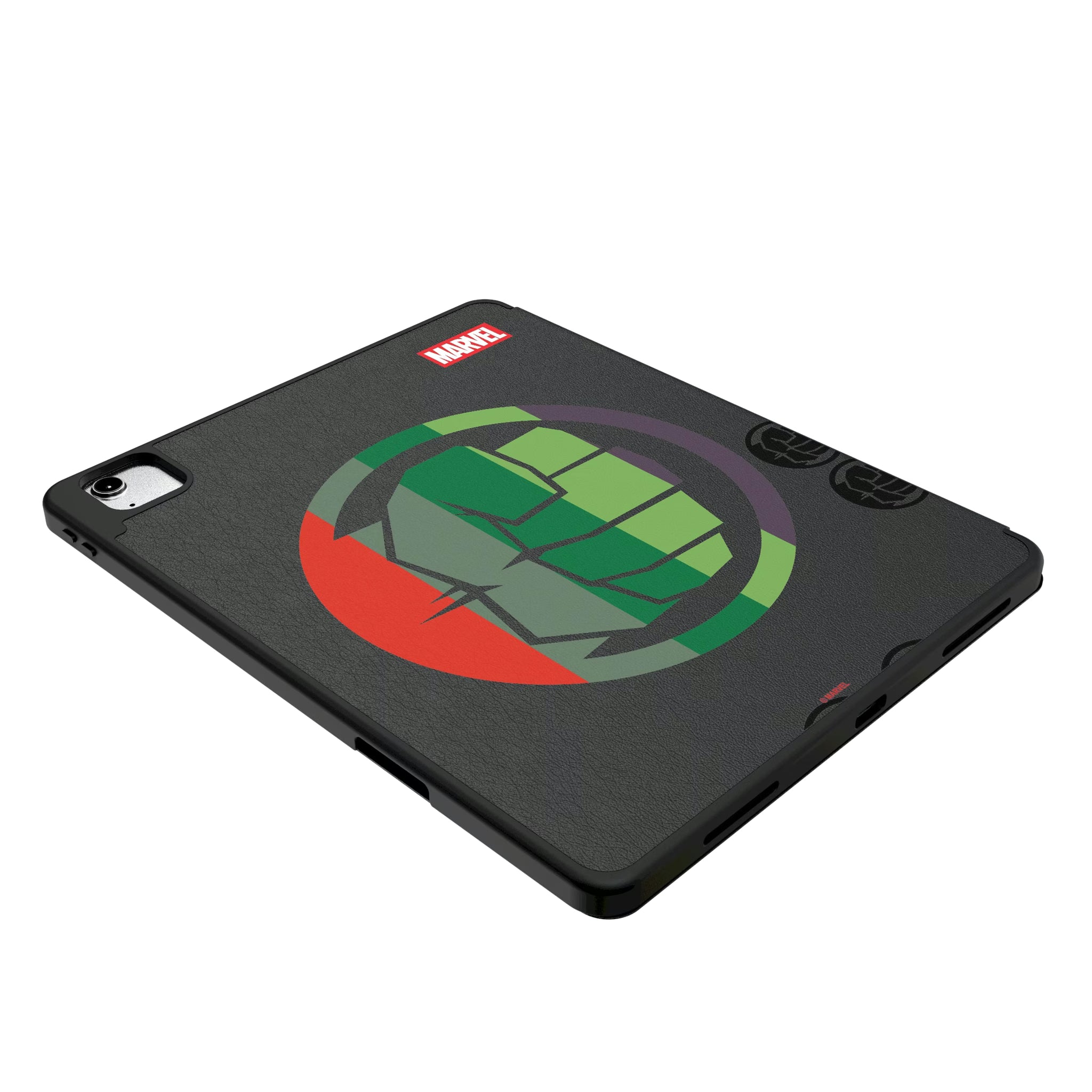 Marvel Avengers Hulk Sigil iPad Tablet Case for Apple iPad - Isometric View