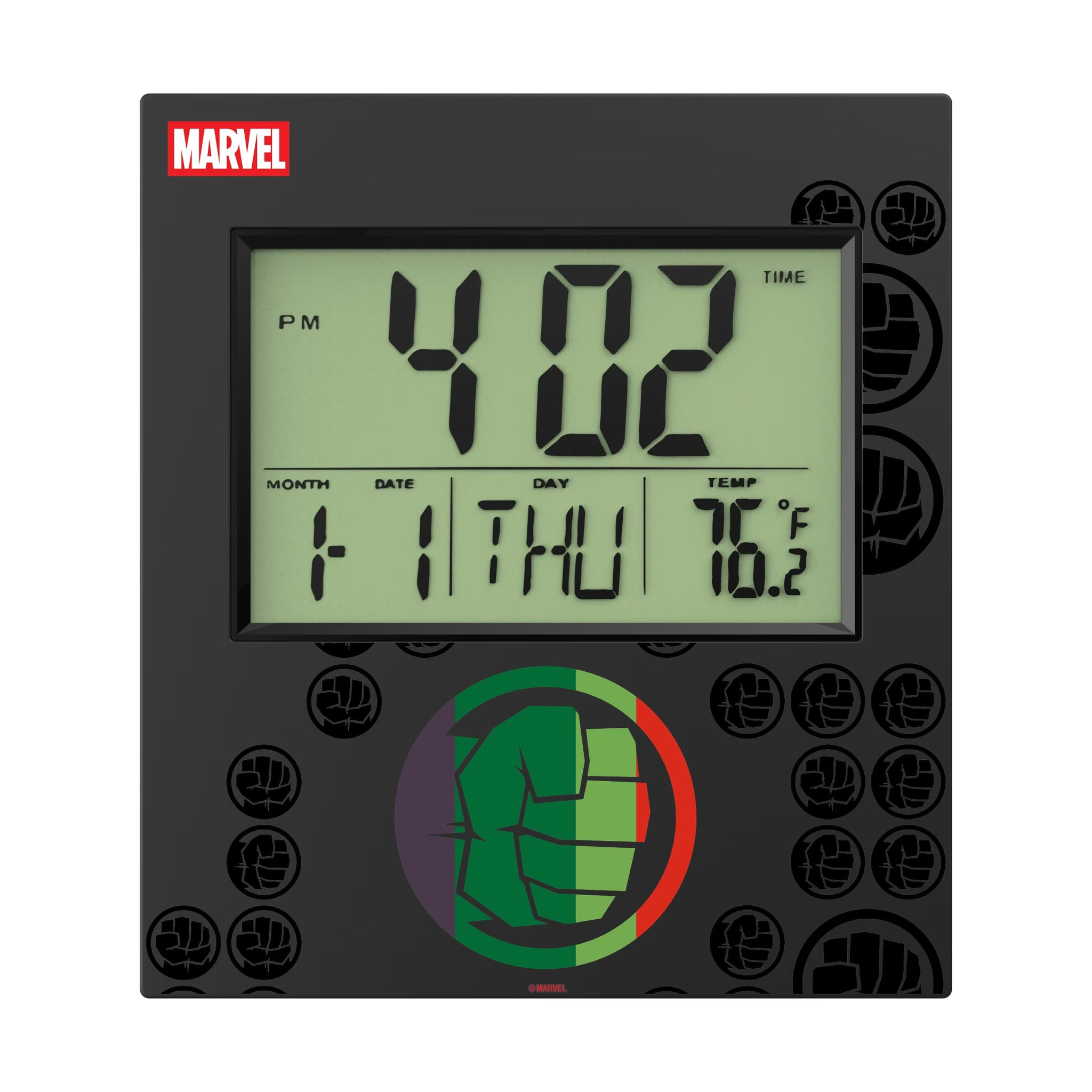 Marvel Avengers Hulk Sigil Wall Clock