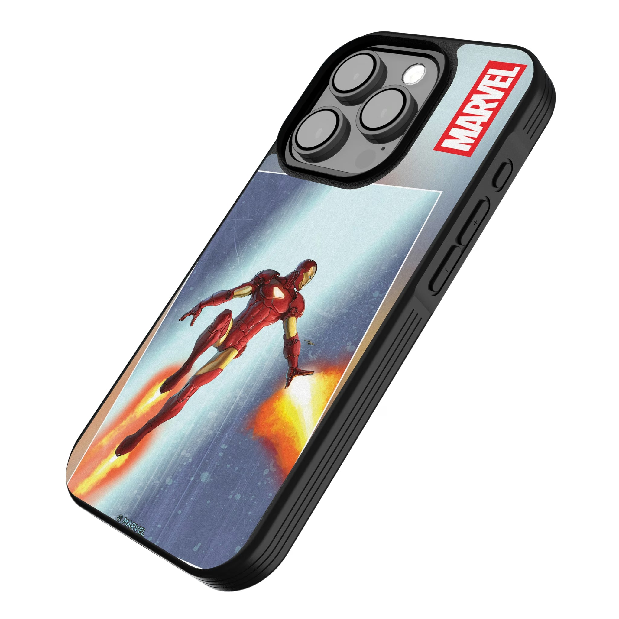 Marvel Avengers Iron Man Cover Art iPhone Bump Phone Case for Apple iPhone - Isometric View