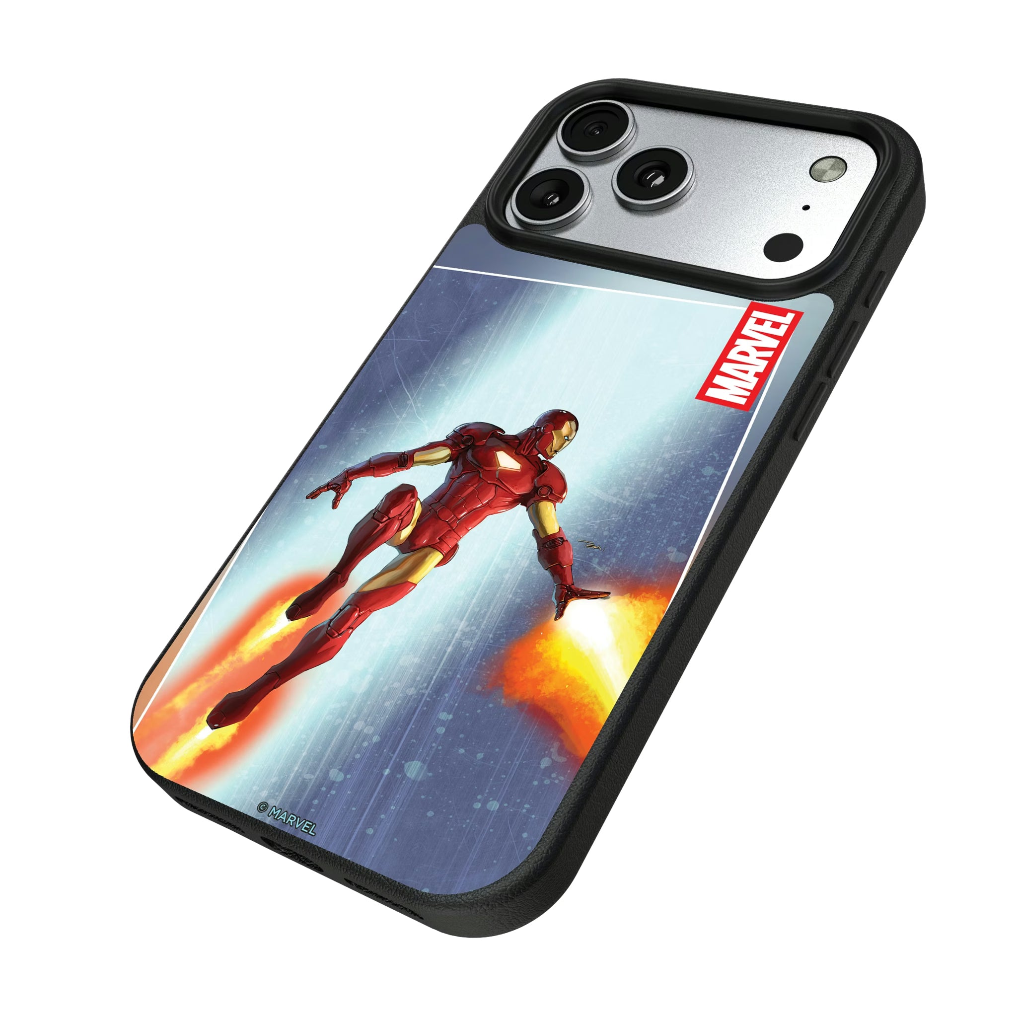 Marvel Avengers Iron Man Cover Art iPhone MagSafe Compatible Phone Case for Apple iPhone - Isometric View#Device_iPhone 17 Pro Max
