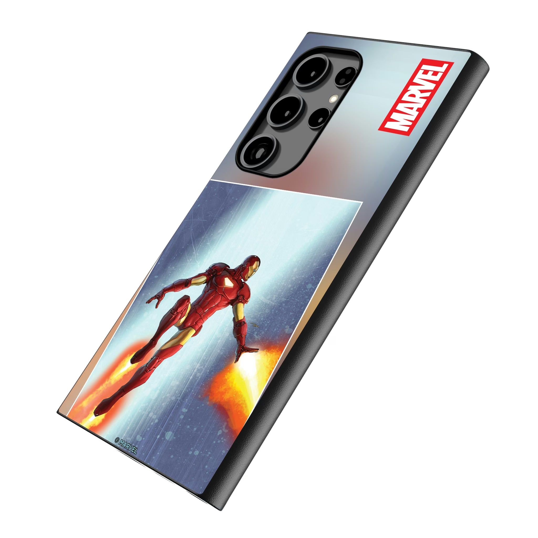 Marvel Avengers Iron Man Cover Art Galaxy MagSafe Compatible Phone Case for Samsung Galaxy - Isometric View