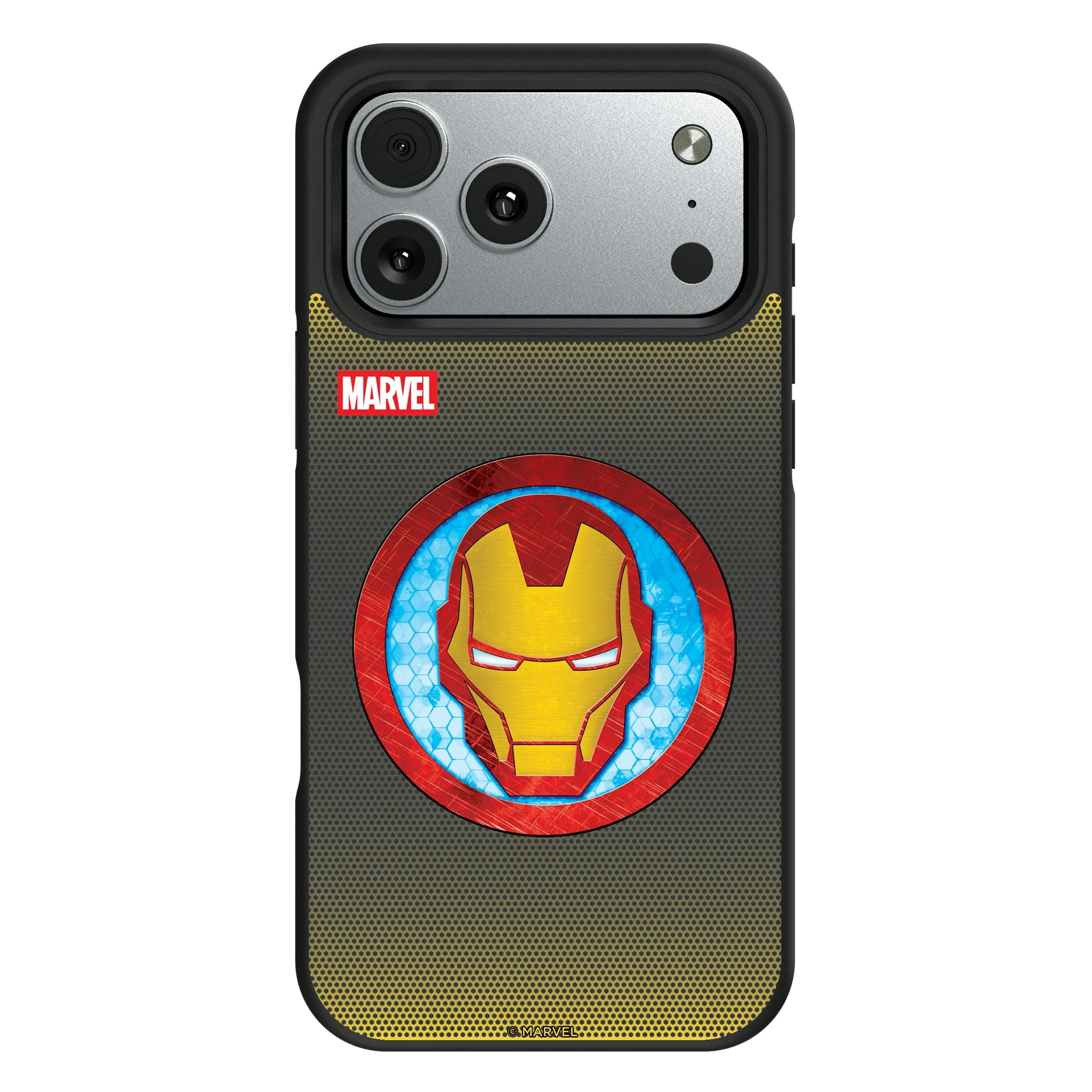 Marvel Avengers Iron Man Grid iPhone Bump Phone Case for Apple iPhone#Device_iPhone 17 Pro Max