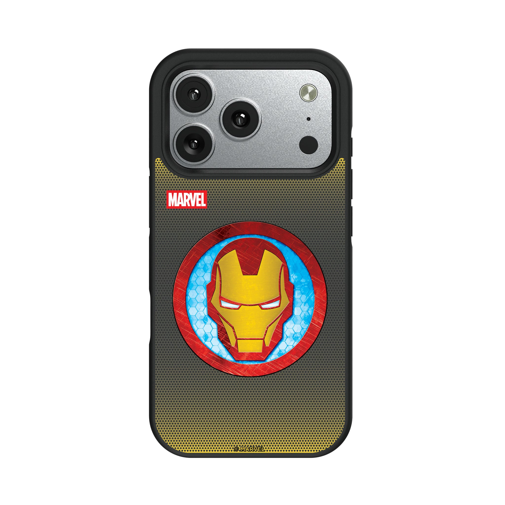 Marvel Avengers Iron Man Grid iPhone Bump Phone Case for Apple iPhone#Device_iPhone 17 Pro