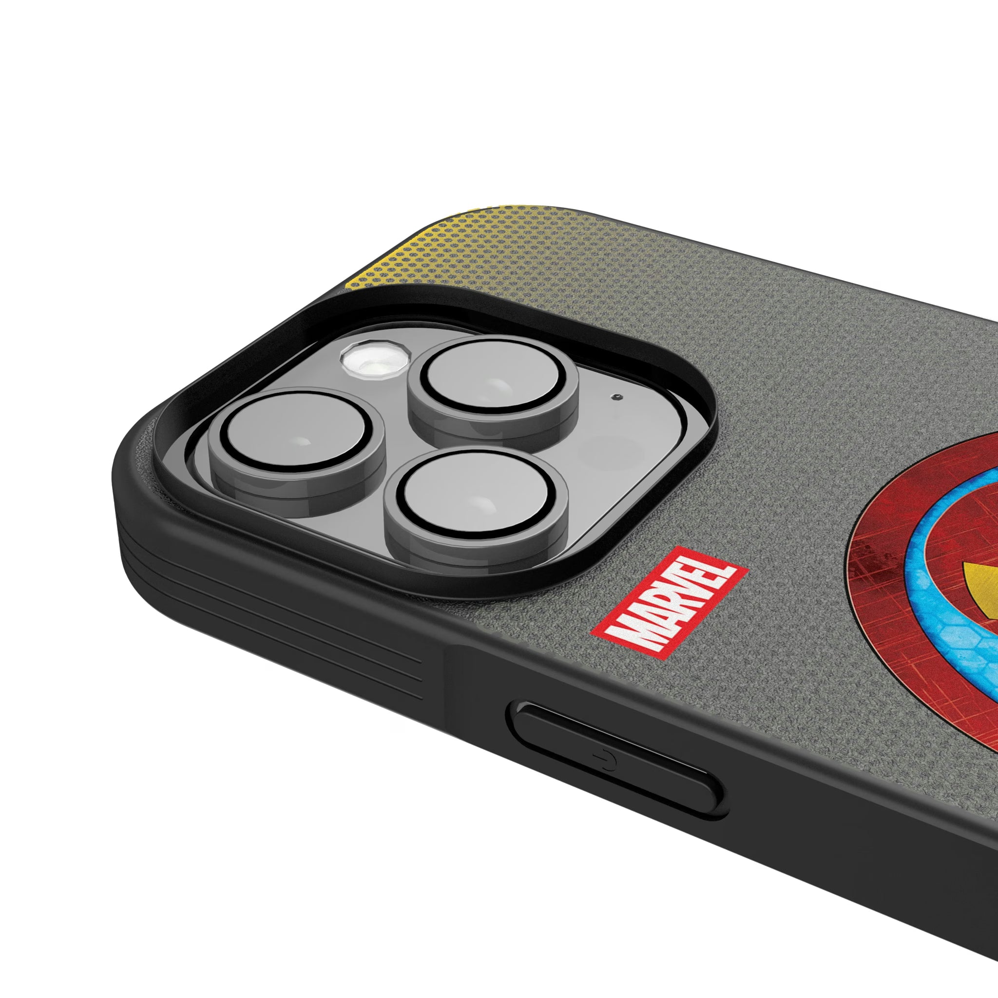 Marvel Avengers Iron Man Grid iPhone Bump Phone Case for Apple iPhone - Detail
