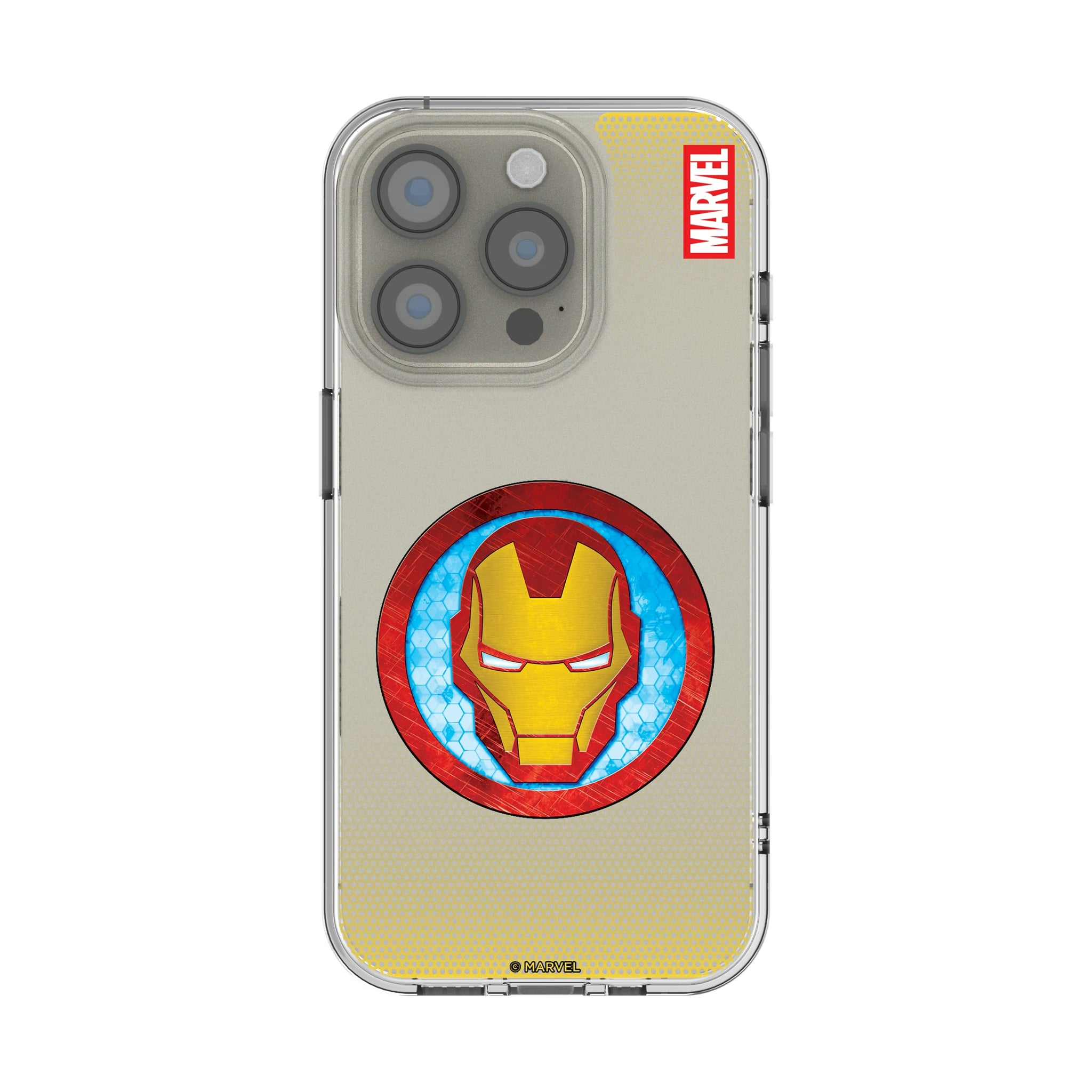 Marvel Avengers Iron Man Grid iPhone Clear Phone Case for Apple iPhone