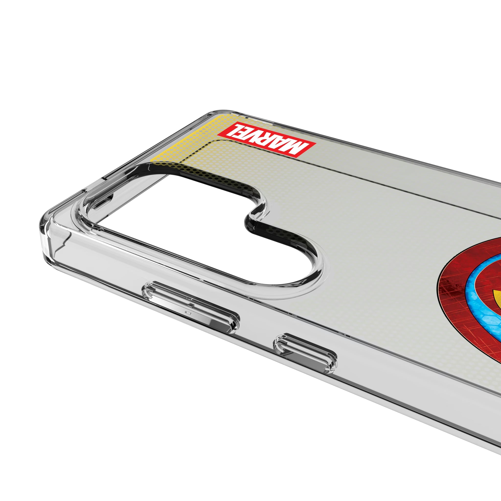 Marvel Avengers Iron Man Grid Galaxy Clear Phone Case for Samsung Galaxy - Detail