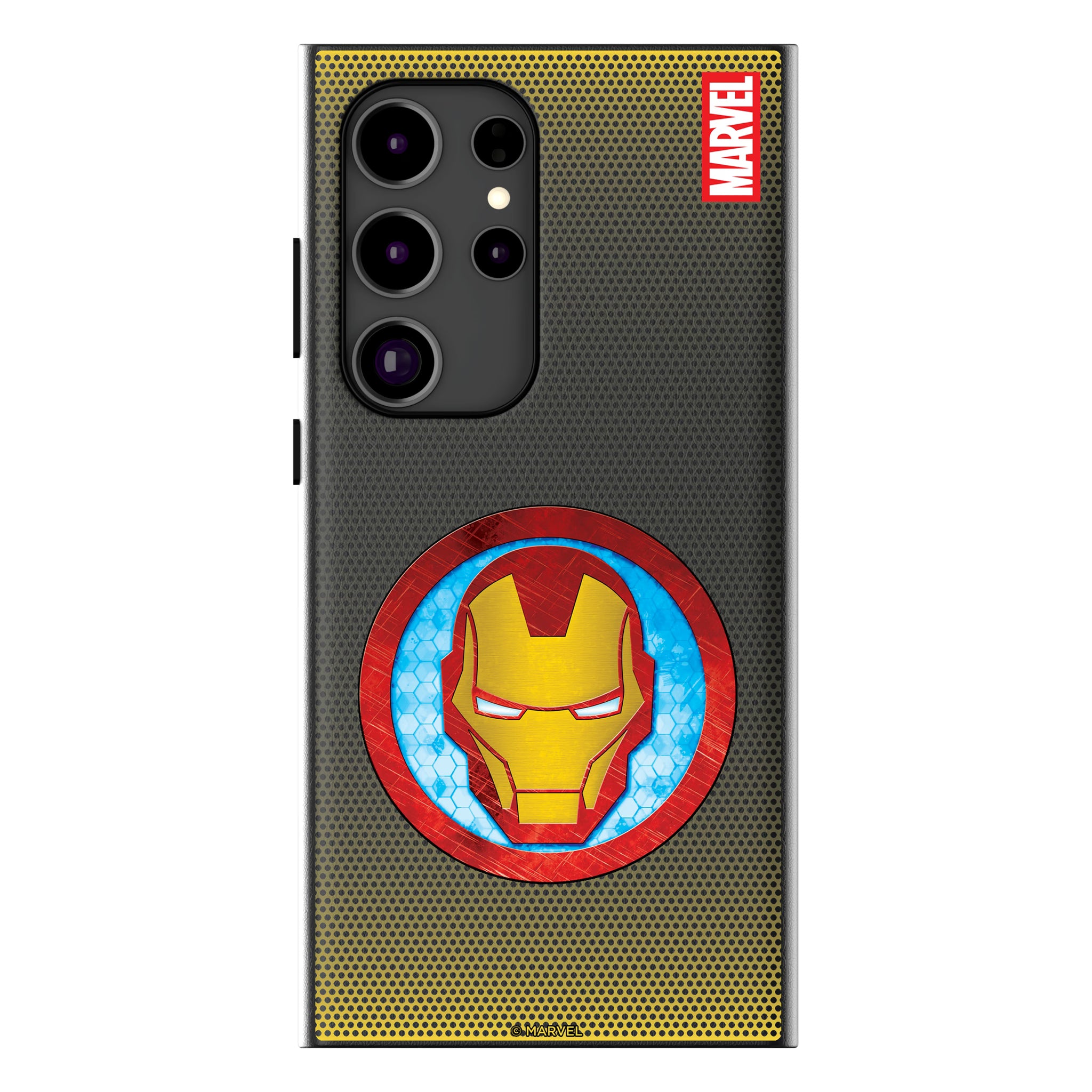 Marvel Avengers Iron Man Grid Galaxy MagSafe Compatible Phone Case for Samsung Galaxy