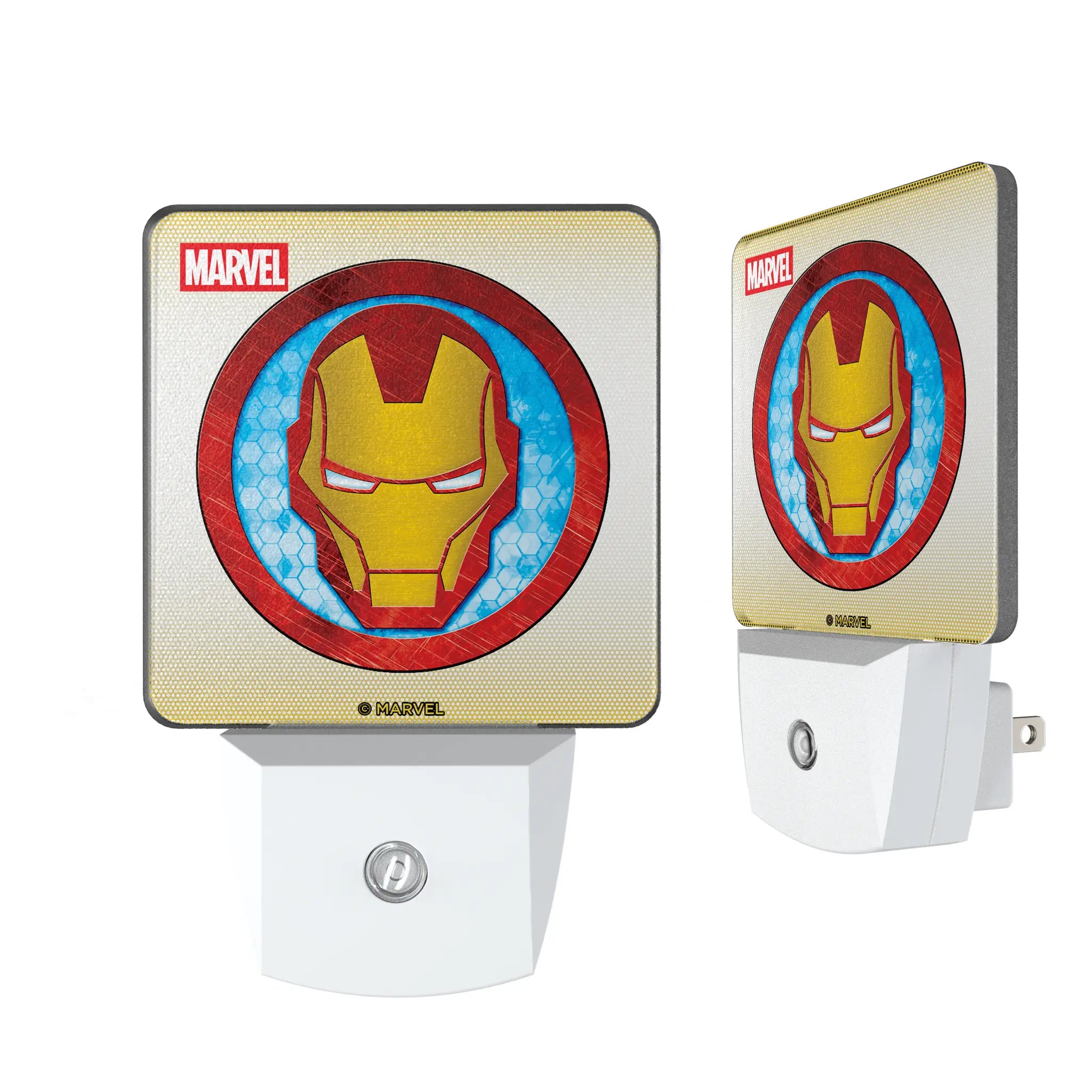 Marvel Avengers Iron Man Grid Night Light 2-Pack