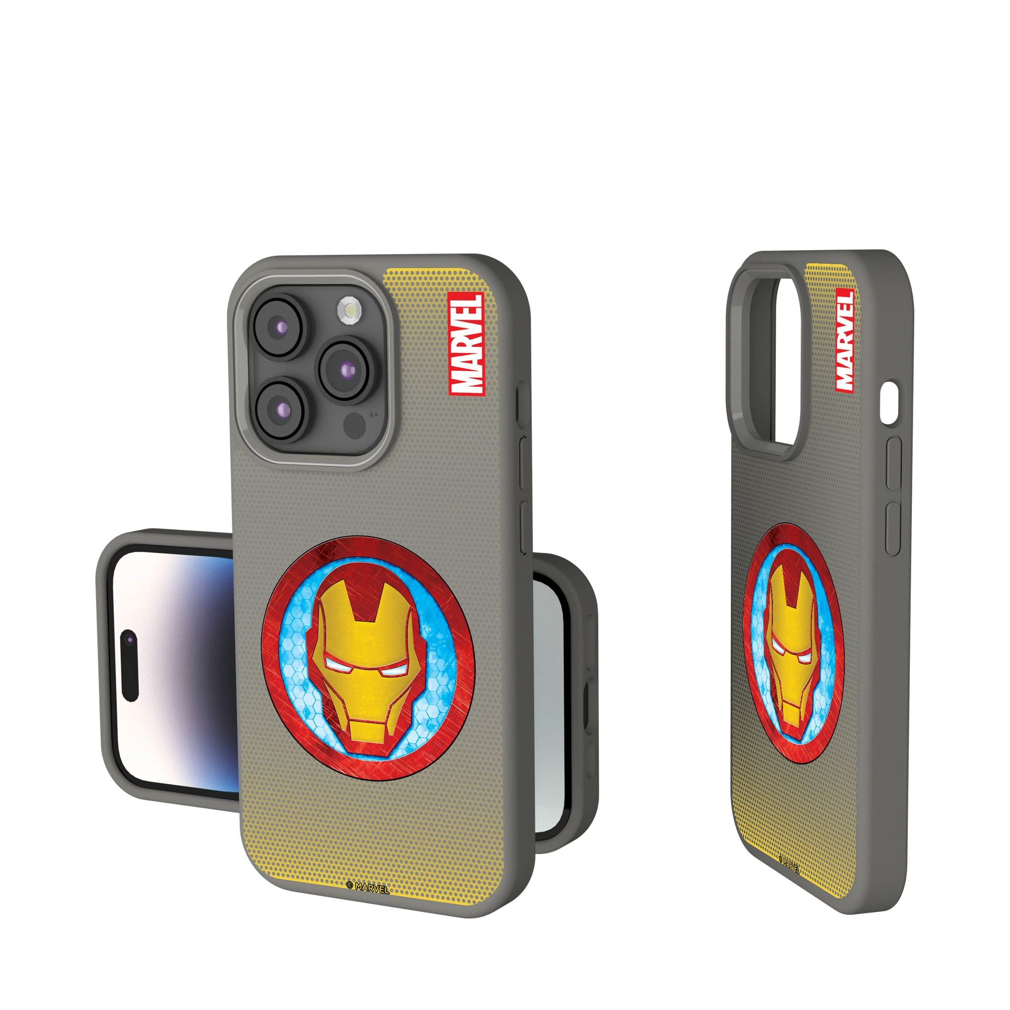 Marvel Avengers Iron Man Grid iPhone Soft Touch Phone Case for Apple iPhone