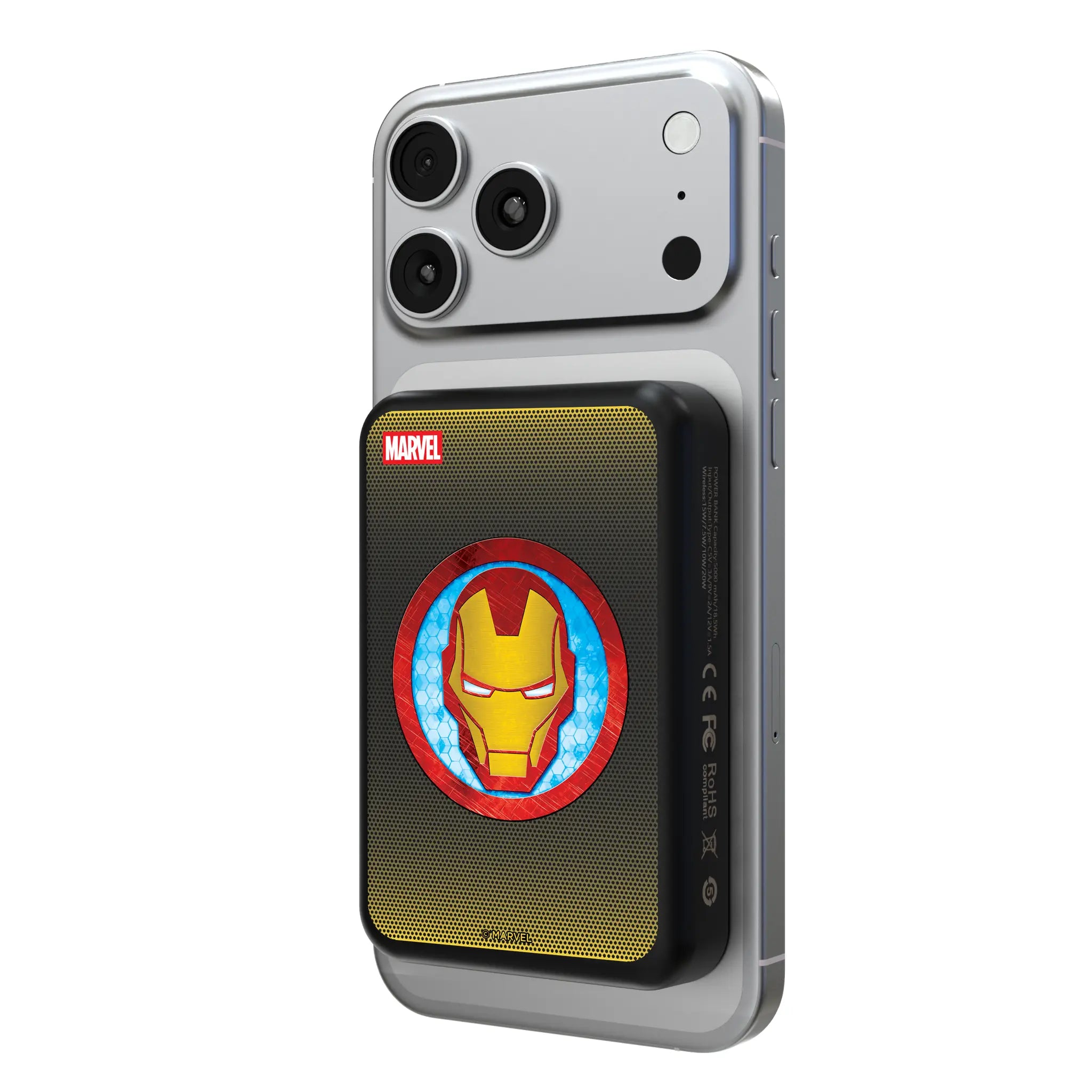 Marvel Avengers Iron Man Grid Wireless Mag Power Bank