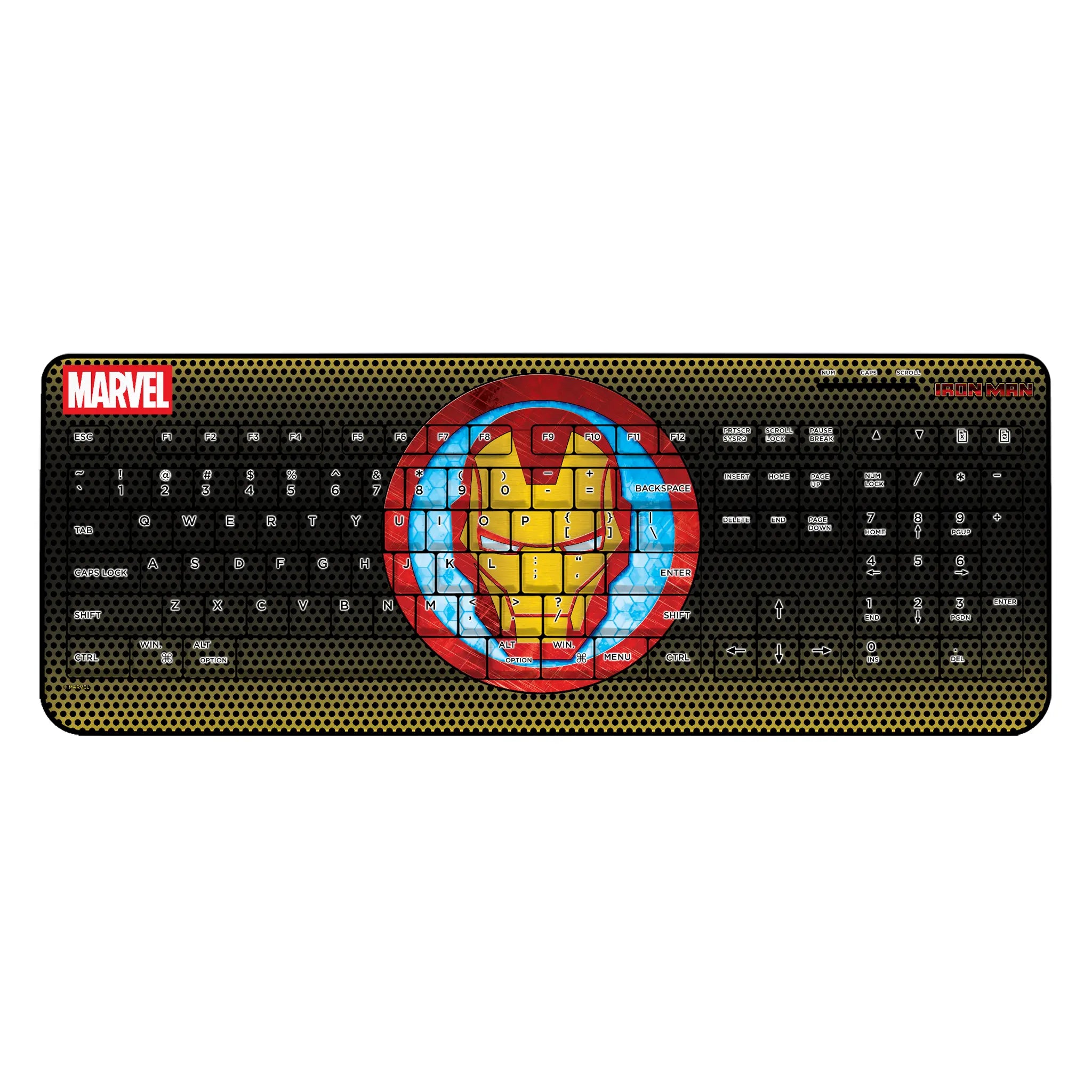 Marvel Avengers Iron Man Grid Wireless USB Keyboard