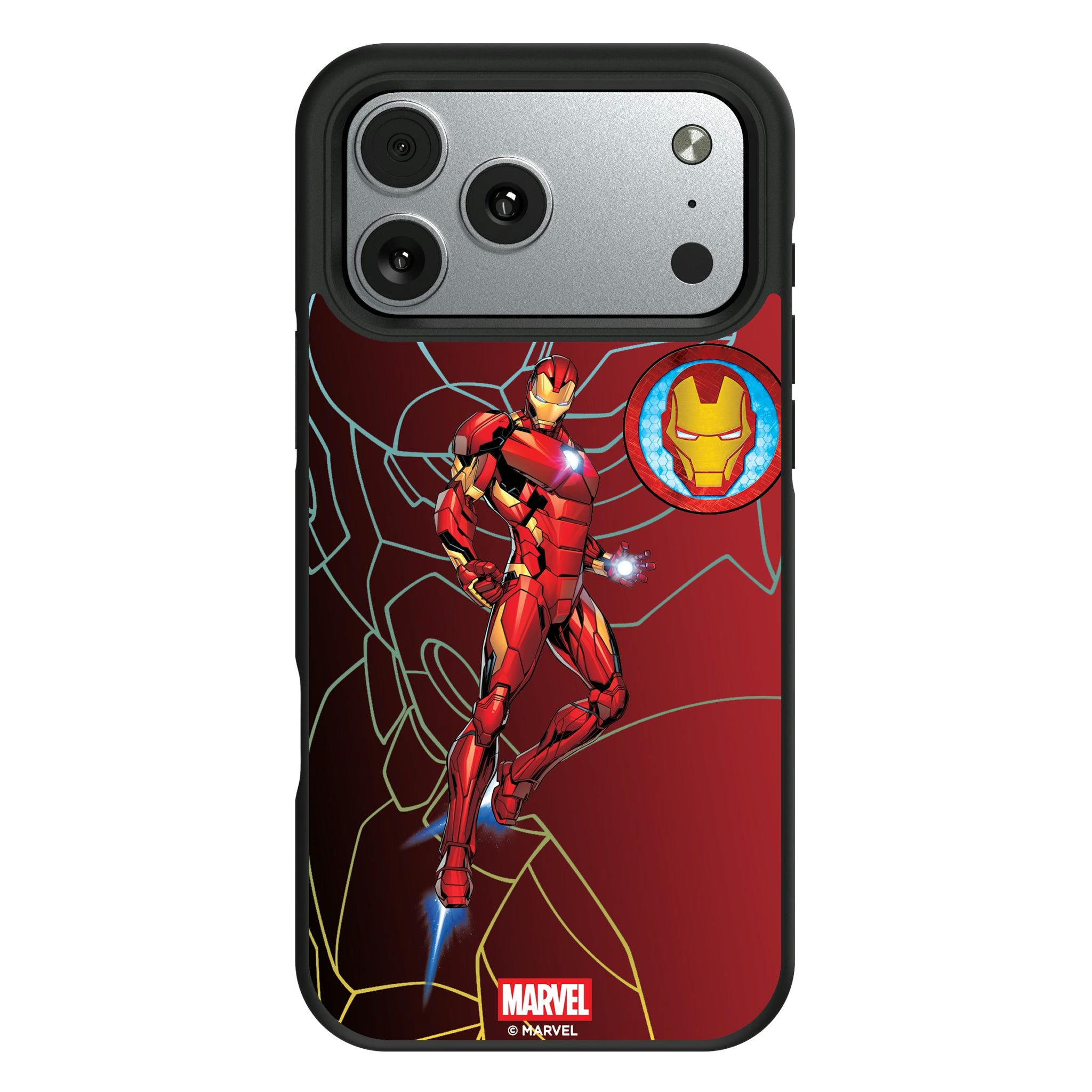 Marvel Avengers Iron Man MechLine iPhone Bump Phone Case for Apple iPhone#Device_iPhone 17 Pro Max