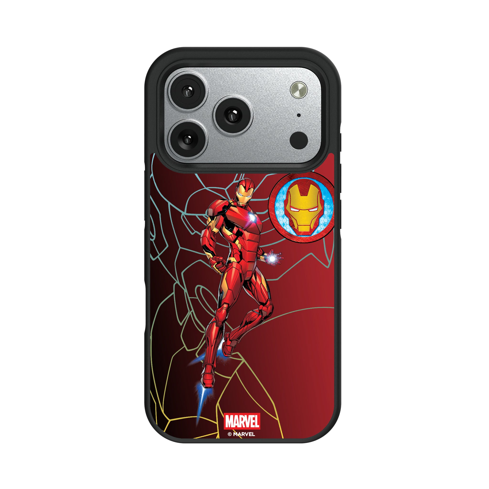 Marvel Avengers Iron Man MechLine iPhone Bump Phone Case for Apple iPhone#Device_iPhone 17 Pro