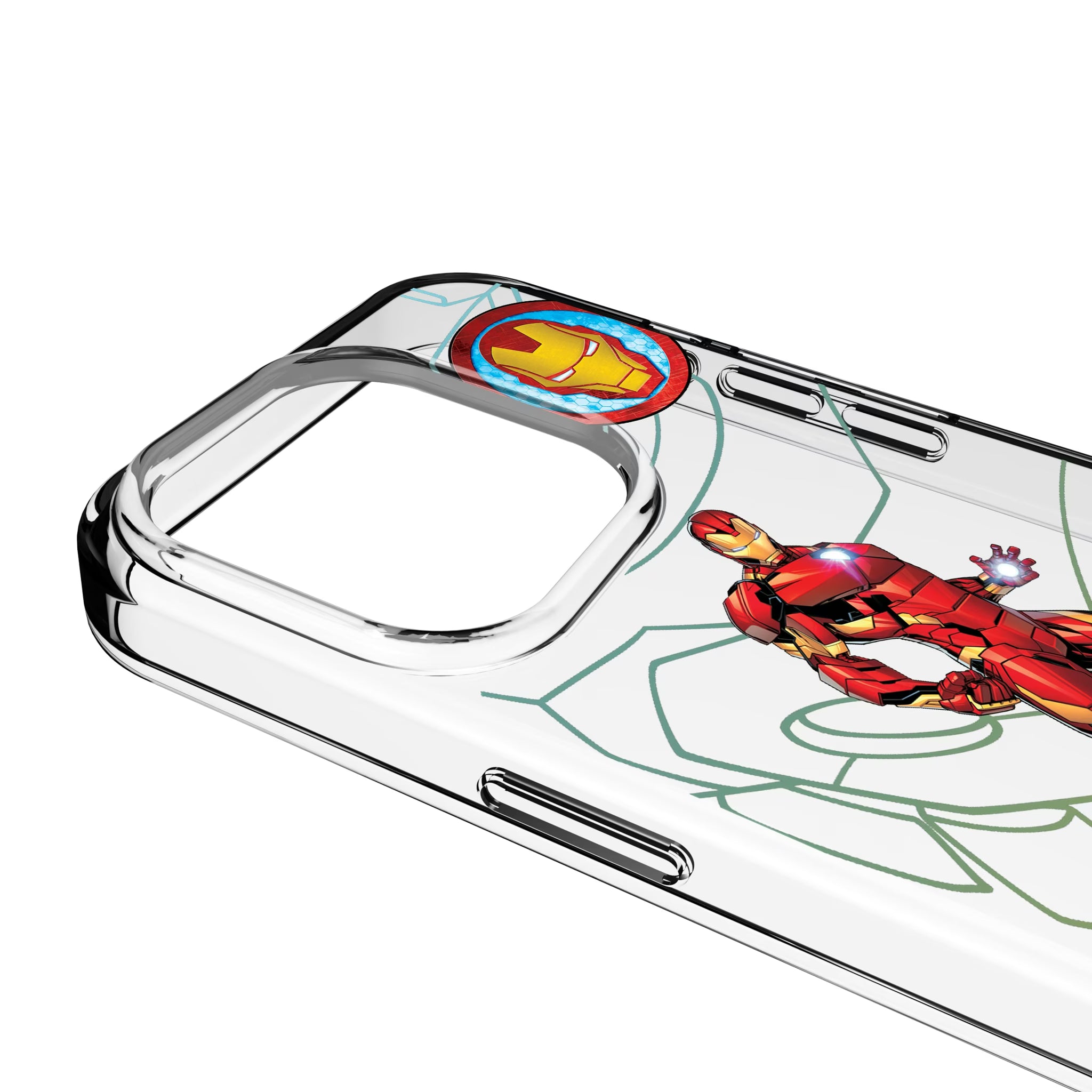 Marvel Avengers Iron Man MechLine iPhone Clear Phone Case for Apple iPhone - Detail