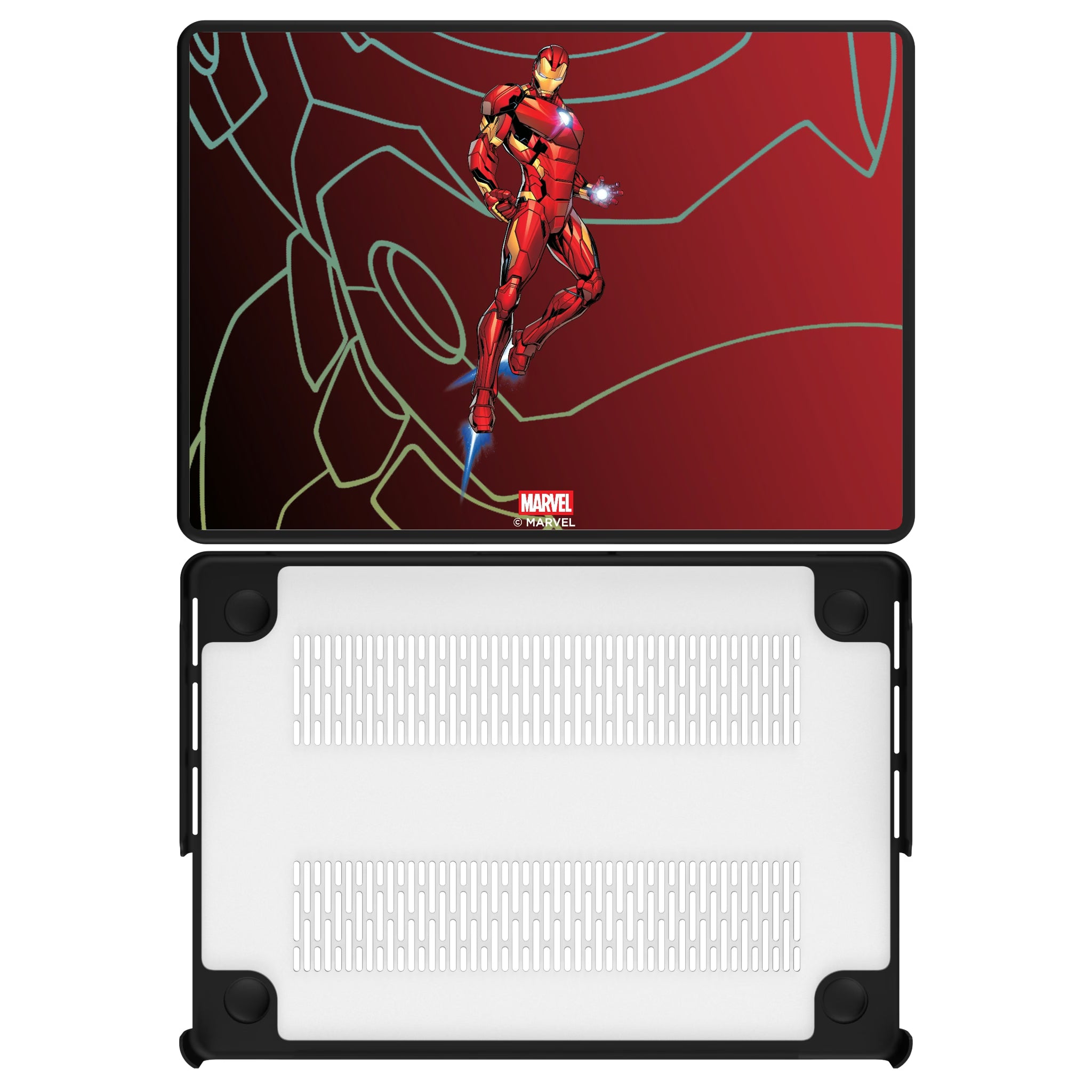 Marvel Avengers Iron Man MechLine MacBook Laptop Case for Apple MacBook#Device_MacBook Pro (14-inch, 2021) / MacBook Pro (14-inch, 2023) / MacBook Pro (14-inch, 2024)