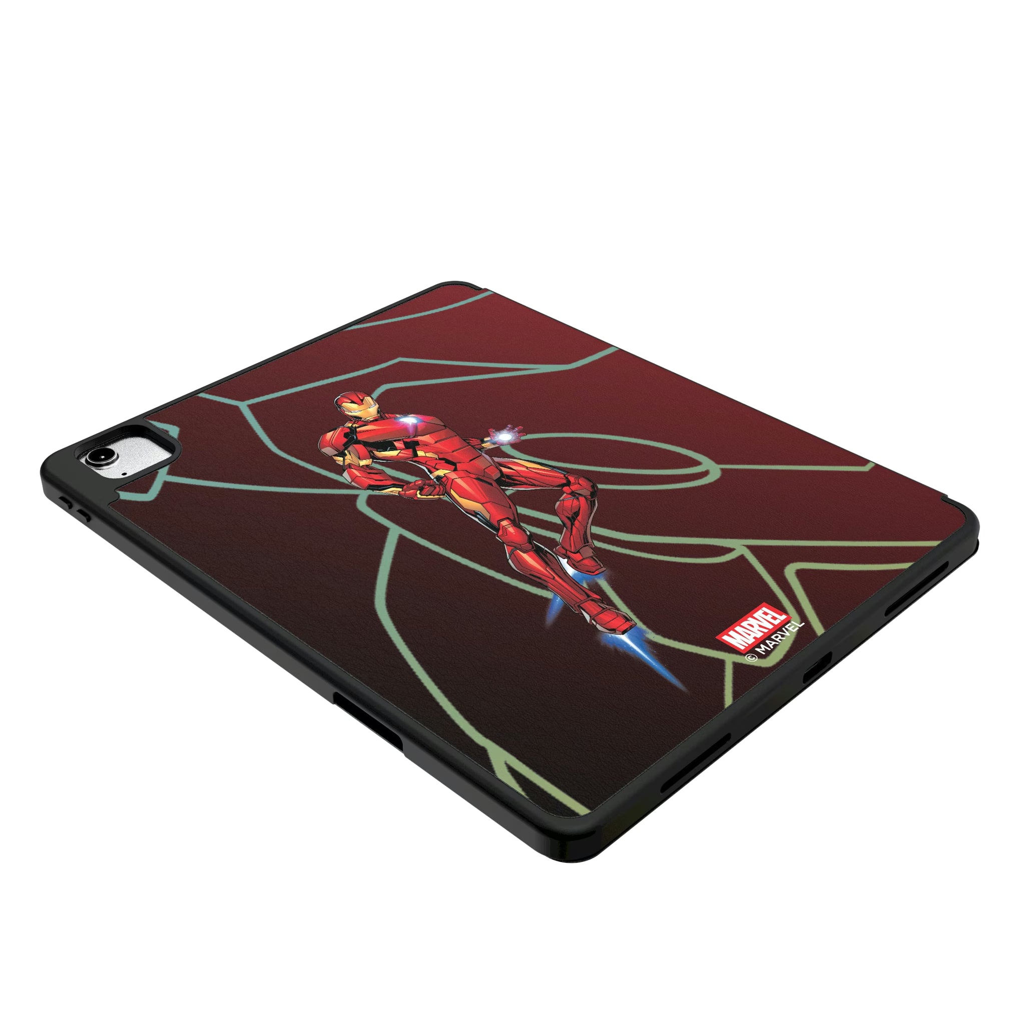 Marvel Avengers Iron Man MechLine iPad Tablet Case for Apple iPad - Isometric View