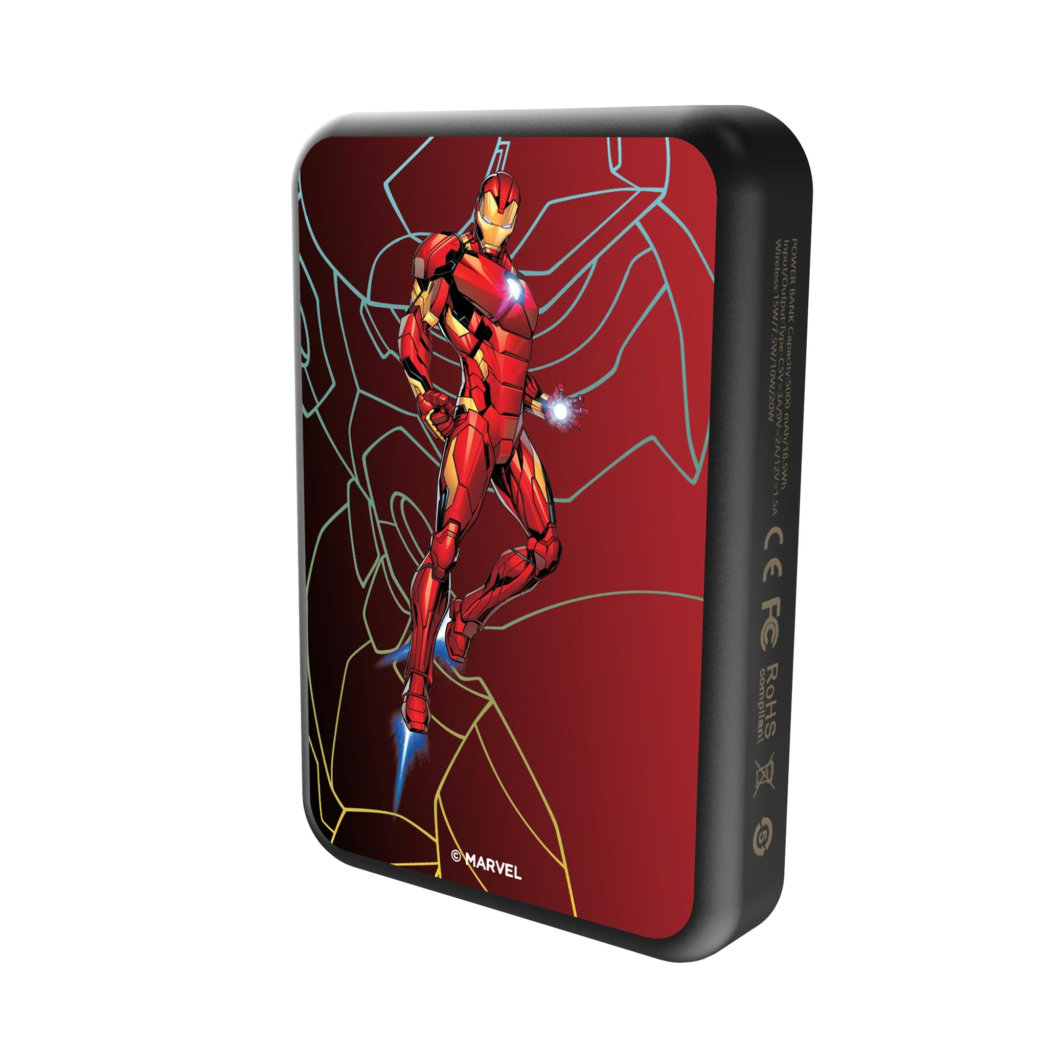 Marvel Avengers Iron Man MechLine Wireless Mag Power Bank