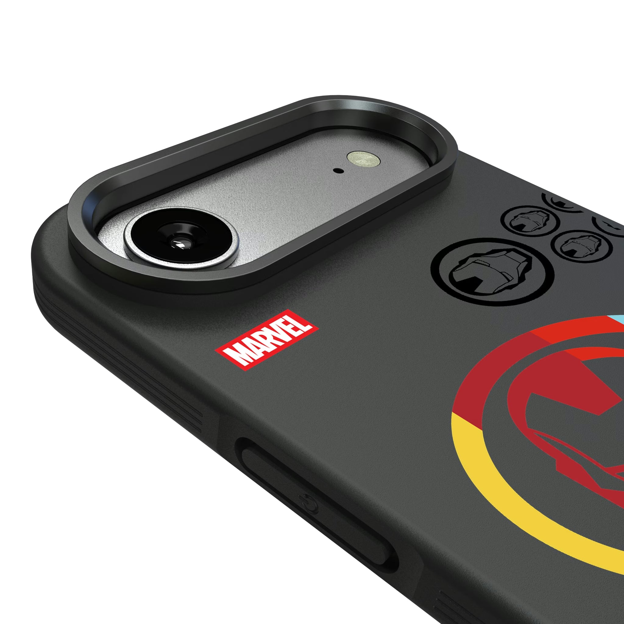Marvel Avengers Iron Man Sigil iPhone Bump Phone Case for Apple iPhone - Detail#Device_iPhone Air