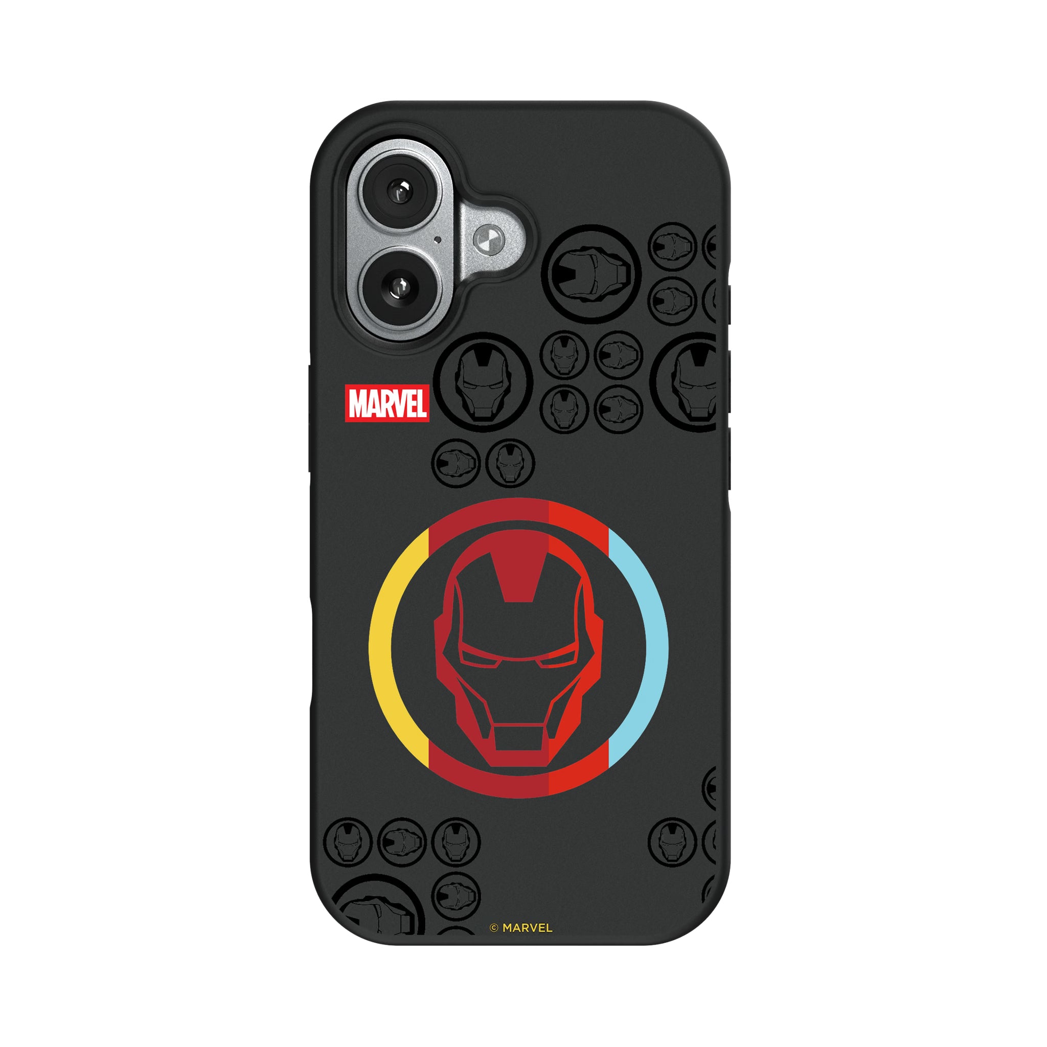 Marvel Avengers Iron Man Sigil iPhone Bump Phone Case for Apple iPhone#Device_iPhone 17
