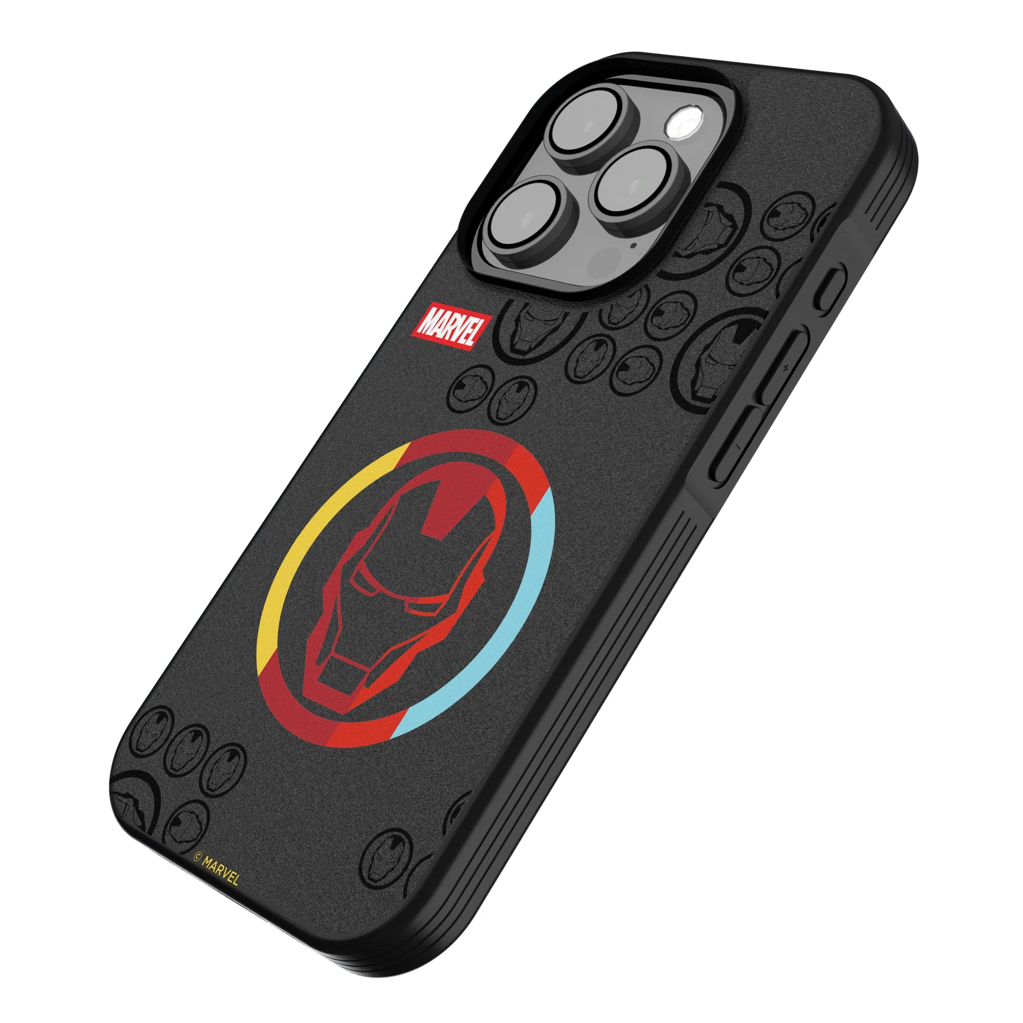 Marvel Avengers Iron Man Sigil iPhone Bump Phone Case for Apple iPhone - Isometric View