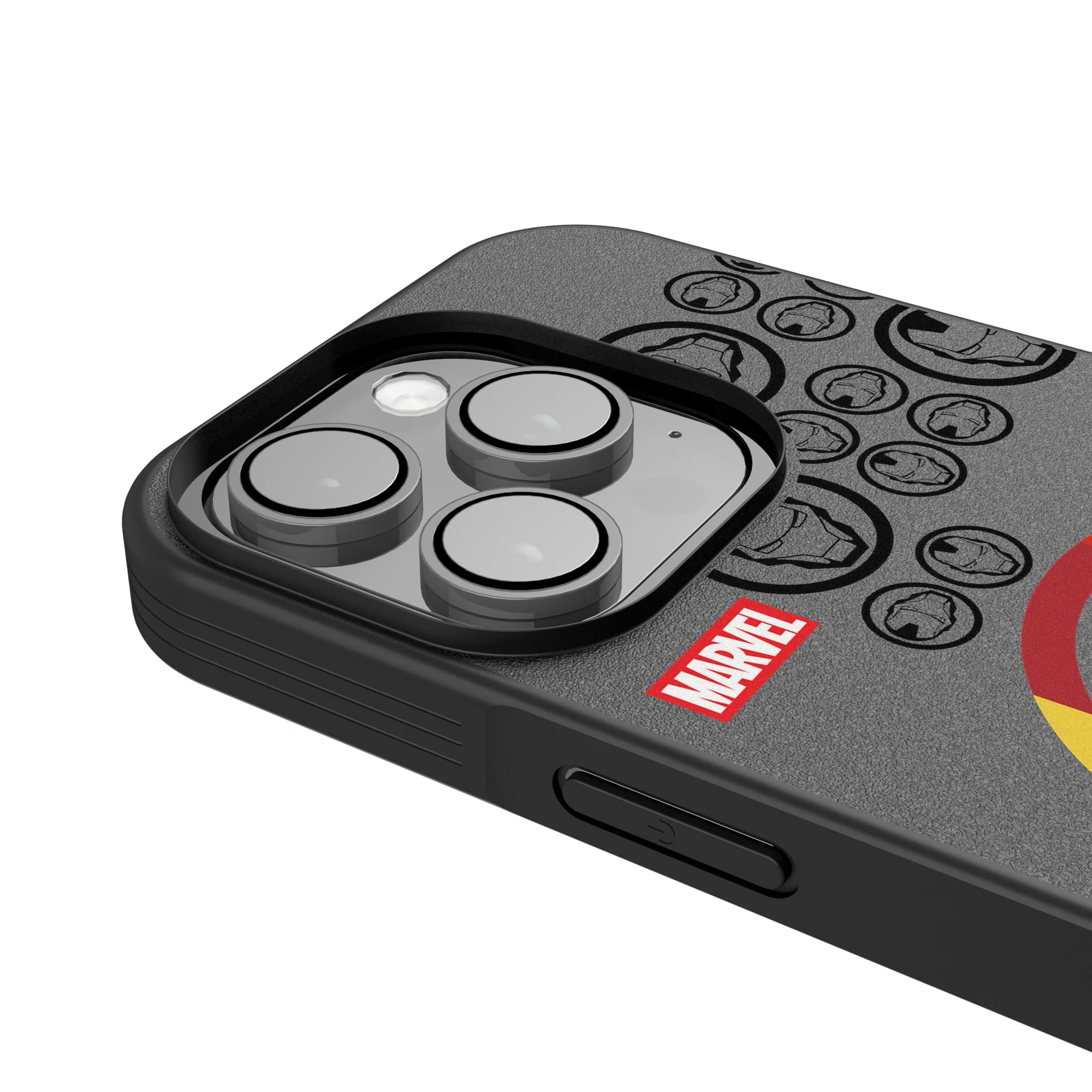 Marvel Avengers Iron Man Sigil iPhone Bump Phone Case for Apple iPhone - Detail