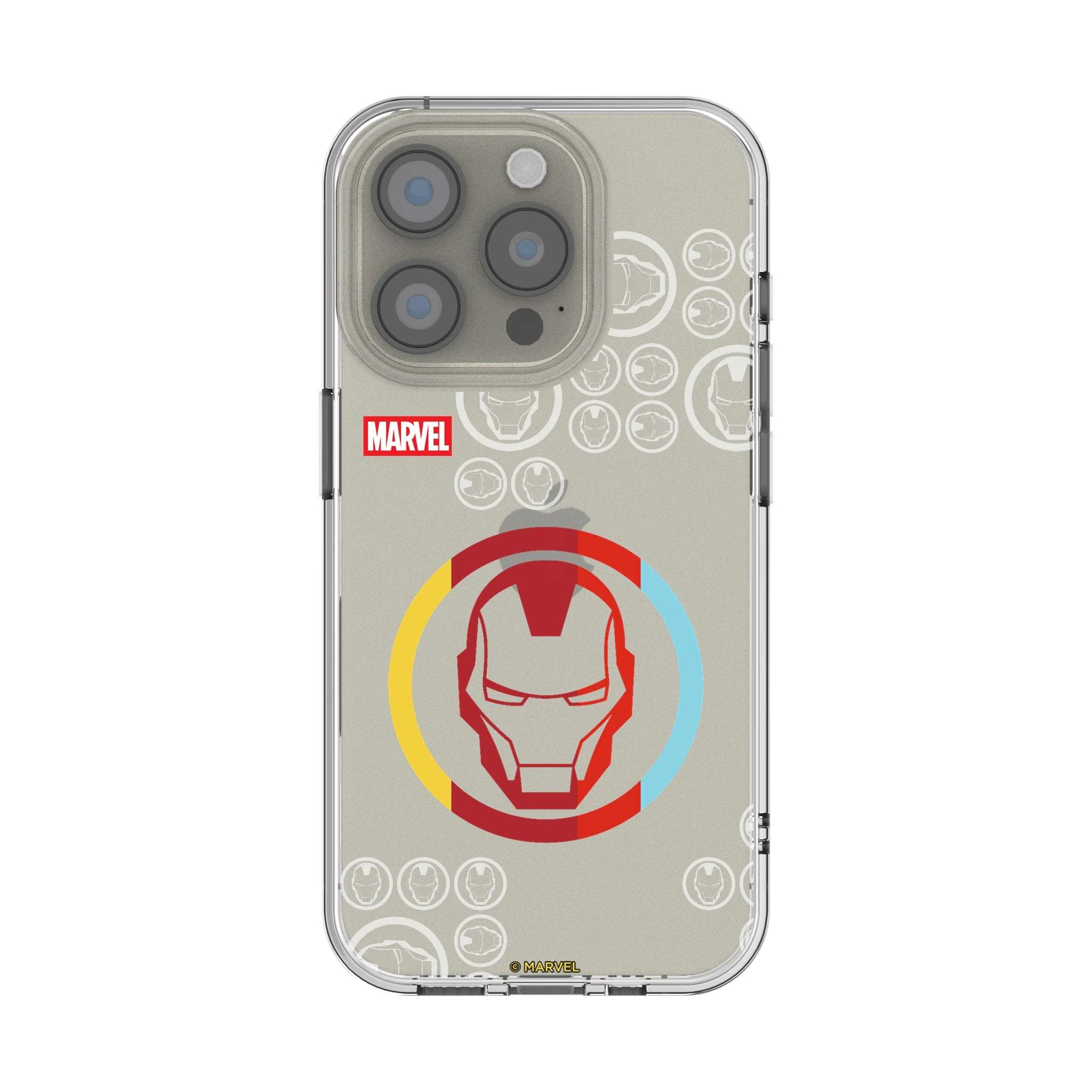 Marvel Avengers Iron Man Sigil iPhone Clear Phone Case for Apple iPhone