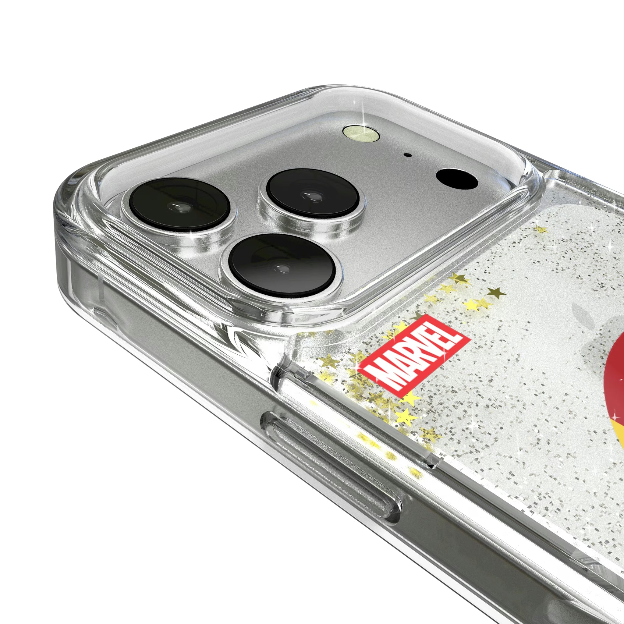 Marvel Avengers Iron Man Sigil iPhone Glitter Phone Case for Apple iPhone - Detail