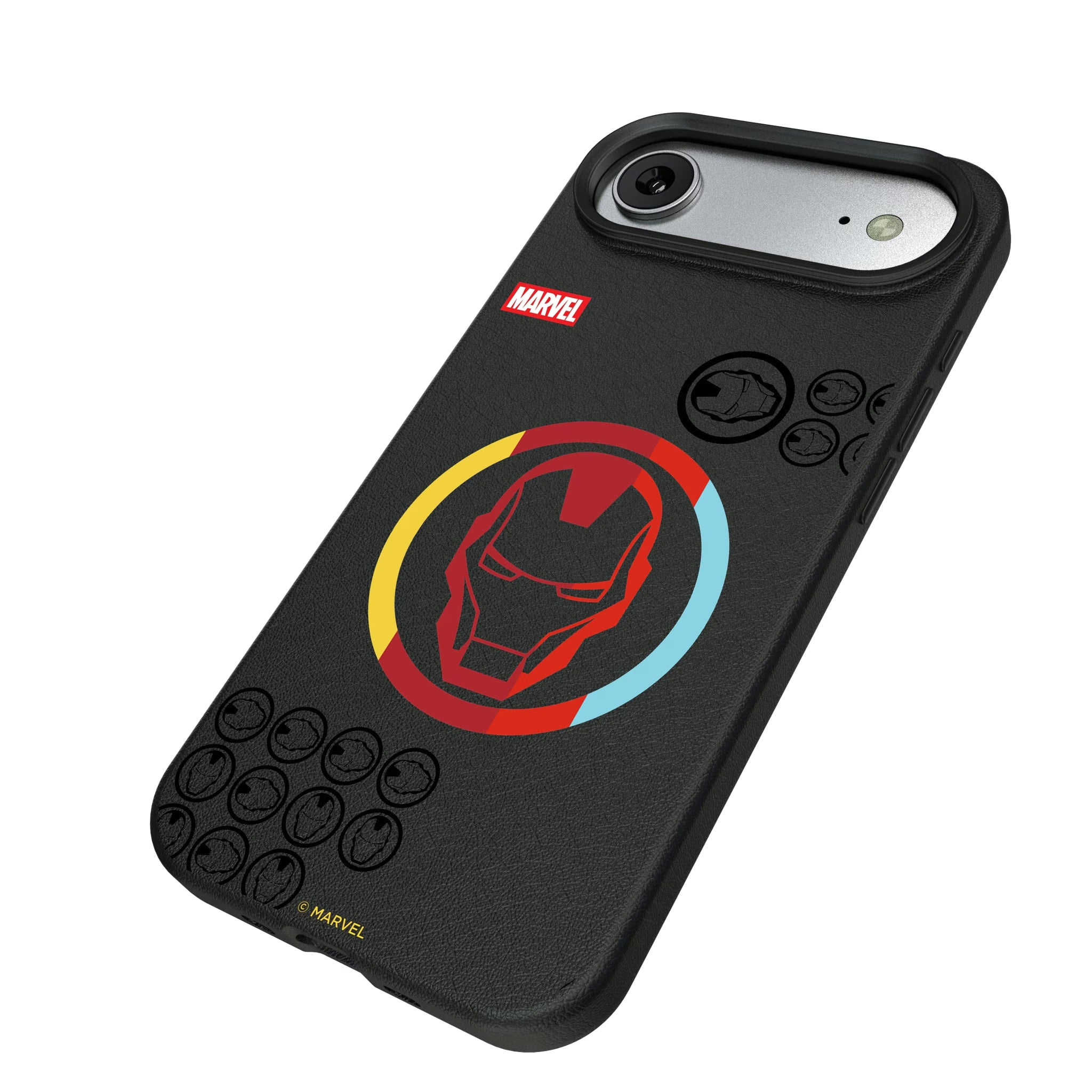 Marvel Avengers Iron Man Sigil iPhone MagSafe Compatible Phone Case for Apple iPhone - Isometric View#Device_iPhone Air