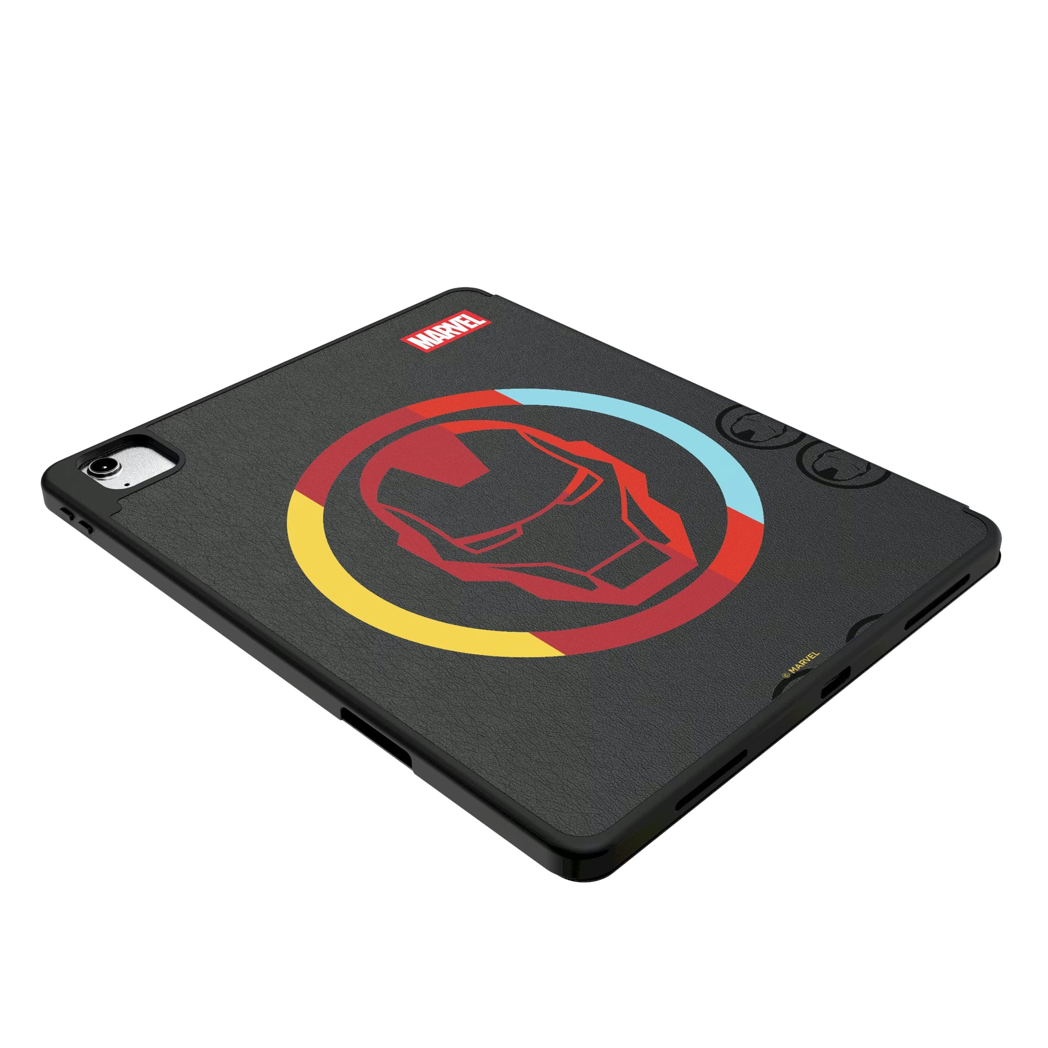 Marvel Avengers Iron Man Sigil iPad Tablet Case for Apple iPad - Isometric View