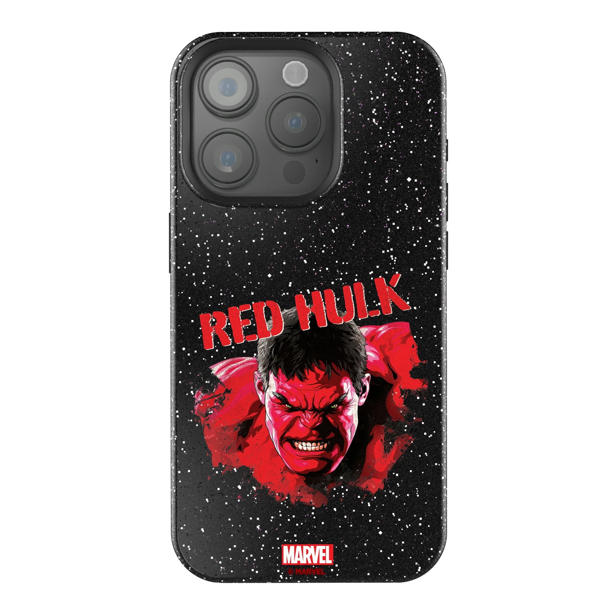 Marvel Avengers Red Hulk Badge iPhone Bling Phone Case for Apple iPhone